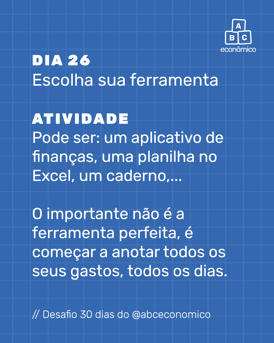 #abceconomico #educaçãofinanceira #dinheiro #economia #desafio30dias