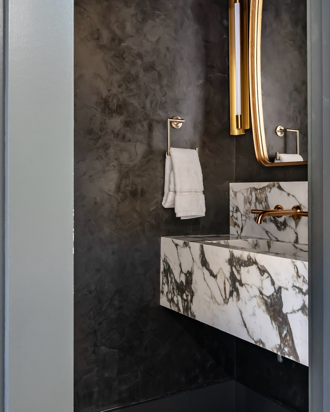 How designs come to life✨ Selection boards, drawings, and execution! #interiordesign #designdrawing #bathroomdesigns