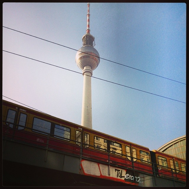 #Berlin#Trains#Graffiti#TVtower