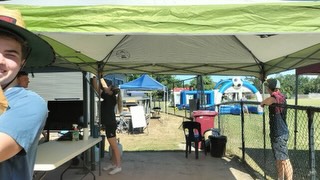 Launch day energy = ON 🔥
We’re officially ready for our club launch! 🙌
Huge shoutout to our amazing volunteers and committee who’ve been busy all morning setting up — BBQ sizzling, merch stall stocked, games ready to go and inflatables pumped up 🎉
Plus, the legends from @thehappycoffeecrew are locked and loaded with the coffee machine ☕️
We can’t wait to see you here — come say hi and join the fun! 💛🎈