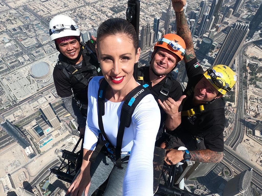 Here is the dream team on top of the world and enjoying the nicest (and highest!) views in #dubai from @burjkhalifa
The bravest and safest team
@primeproductions_amg_alan
@nicolesmithludvik
@shane_daguvnor_manning
@sheikh_mariano23
@tecs_uae
#primeproductionsamg #behindthescenes #bts #ontopoftheworld #safety #production #dontlookdown #pinnacle #mydubai #teamwork #teamworkmakesthedreamwork #emirates #flyemiratesflybetter #emiratesairlines #stunts #safetyfirst #team #together