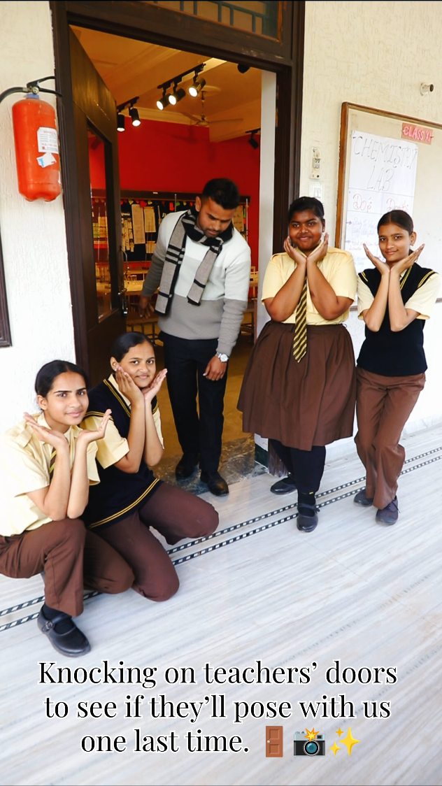 Our graduating class 12 challenges teachers to strike a pose 😌
Teachers understood the assignment… or did they? 👀😂
#FarewellVibes#Class12Memories#TeacherStudentBond#GraduationMoments#ptumaduttpublicschool