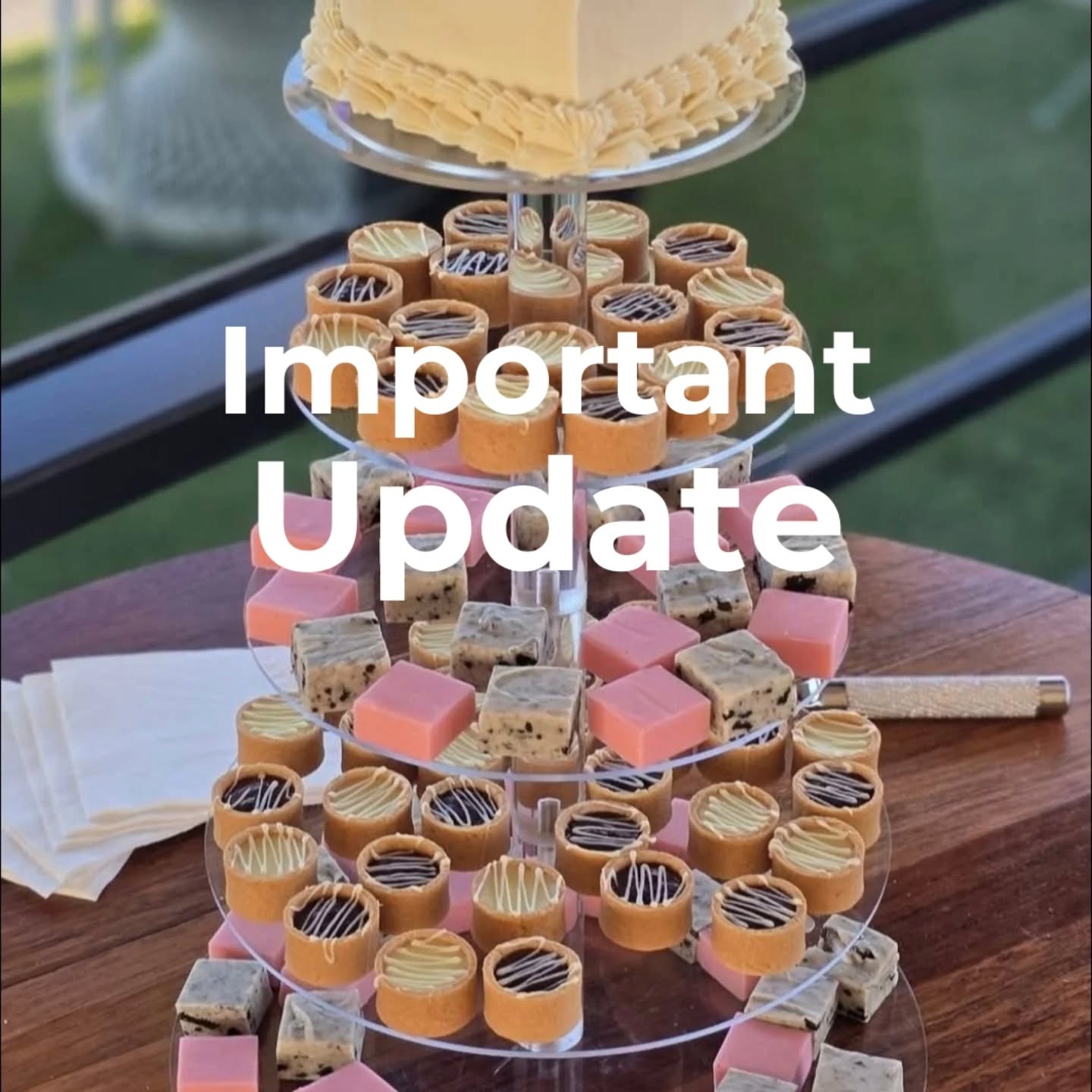 A little business update 🤍
Like so many small businesses right now, we’ve seen the cost of ingredients rise dramatically over the past couple of years. Two of our main ingredients — butter and chocolate — have increased significantly, and unfortunately those increases are no longer something we can fully absorb.
We also want to be open and say that we haven’t raised our prices in over two years, even as costs continued to climb behind the scenes. After a lot of consideration, we’ll be introducing a small price increase to ensure we can continue creating the same high-quality desserts you know and love.
✨ What’s also changing:
From 1 March 2026, we’ll be moving to a new, simplified pricing structure that’s more inclusive and transparent — with desserts, delivery, and setup all included, so there are no surprises when planning your event.
✨ If you’re thinking of booking us, now is the time.
We will honour current pricing for all new bookings confirmed before 28 February 2026.
The new pricing will take effect from 1 March 2026.
🤍 If you already have a booking with us, there will be no price increases for you.
Thank you for supporting our small business — we’re so grateful to be part of your celebrations.