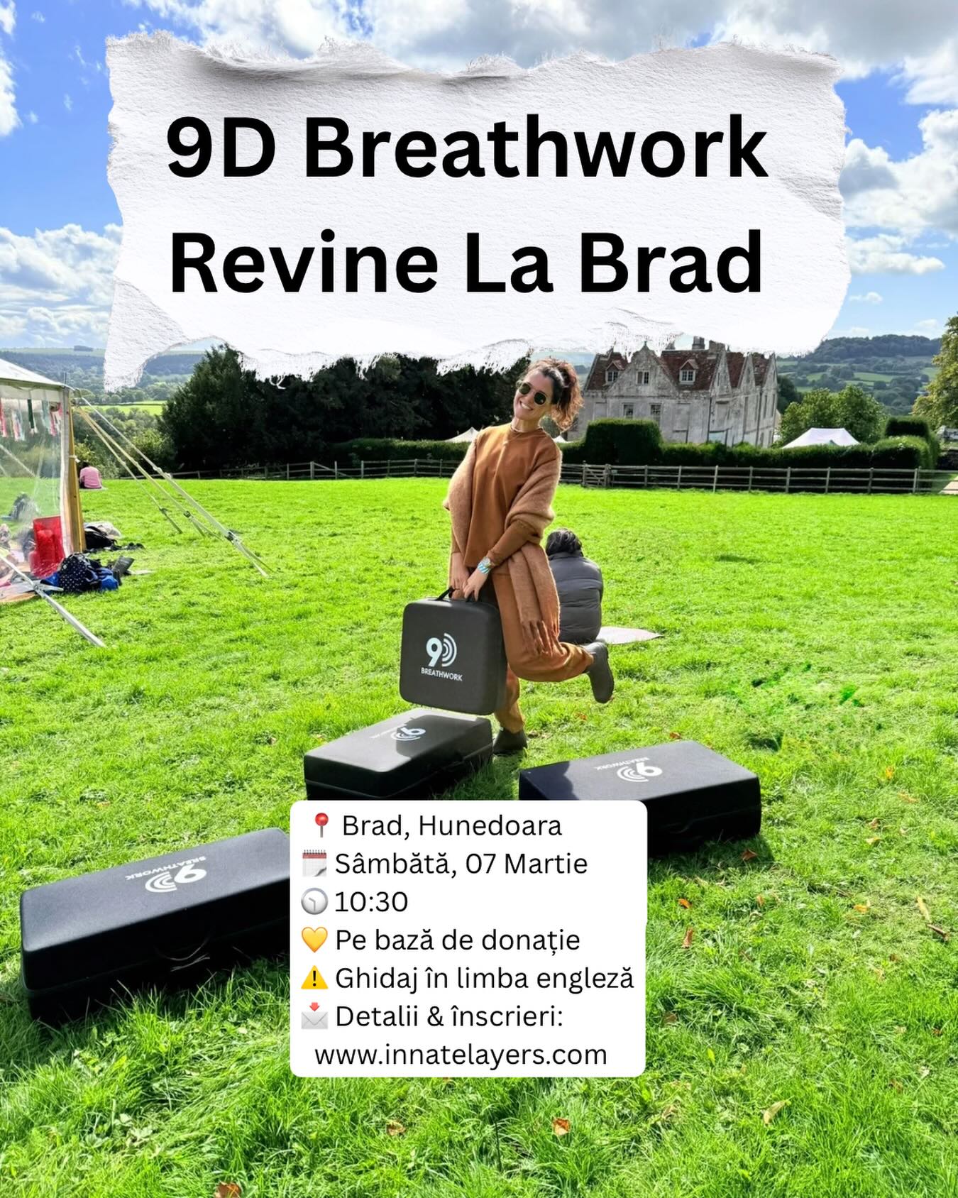 9D Breathwork revine la Brad
Când am venit prima dată cu 9D Breathwork aici, nu știam cum va fi primit.
Am venit cu inima cât un purice.
Pentru că, să fim sinceri, poate părea „woo-woo”, poate ridica sprâncene, poate activeaza scepticism.
Surpriza a fost să fie primit cu deschidere.
Și, mai mult decât atât, să existe dorința de a continua.
Vreau să spun ceva sincer:
Vă apreciez enorm pe toți cei care alegeți să lăsați deoparte preconcepțiile și scepticismul și veniți din curiozitate, din nevoie sau din dorința de transformare. Curajul de a încerca ceva nou este, în sine, un pas mare.
Pentru asta vă mulțumesc 🤍
⸻
Detalii eveniment
🗓 7 martie 2026
🕥 Ora 10:30
📍 Centru de Agrement Sport și Educație
Str. Vânătorilor, nr. 5
Brad, Hunedoara, România
💛 Participare pe bază de donație
🏢 Taxa spațiului: 7 lei / persoană (se achită separat)
⚠️ Sesiunea este ghidată integral în limba engleză
🔗 Rezervare loc:
https://www.innatelayers.com/event-details/9d-breathwork-brad-hunedoara-2
Pentru întrebări sau nelămuriri, îmi poți scrie în privat 🤍
⸻
9D Breathwork este o experiență profundă de respirație conștientă, ghidată, care combină respirația activă cu sunet imersiv, muzică și ghidaj verbal.
Este un spațiu creat pentru reglarea sistemului nervos și pentru a facilita un proces interior autentic.
⸻
Cum te poate susține?
✔ eliberarea tensiunilor acumulate
✔ procesarea emoțiilor și a tiparelor repetitive
✔ reducerea stresului și creșterea clarității mentale
✔ reconectarea cu corpul și cu prezentul
Abordarea este blândă și trauma-informed.
Tu rămâi mereu în controlul ritmului tău.
Nu este nevoie de experiență anterioară.
⸻
Respirăm din nou, acasă 🌿
#breathworkromania #9dbreathwork #9dbreathworkromania #respiramconstientconectat #innatelayers