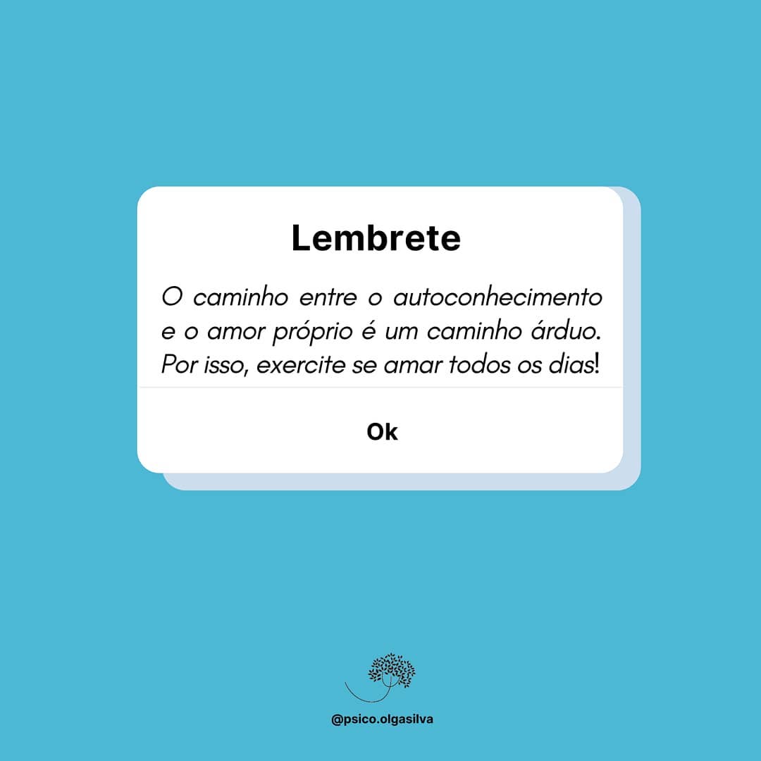 Já fez algo por você hoje? Já se priorizou? Já se acolheu?🤔
O amor próprio é uma construção diária, busque atitudes e comportamentos que te levem a desenvolvê-lo e veja desabrochar uma nova e mais potente versão sua.
🌻🥰
