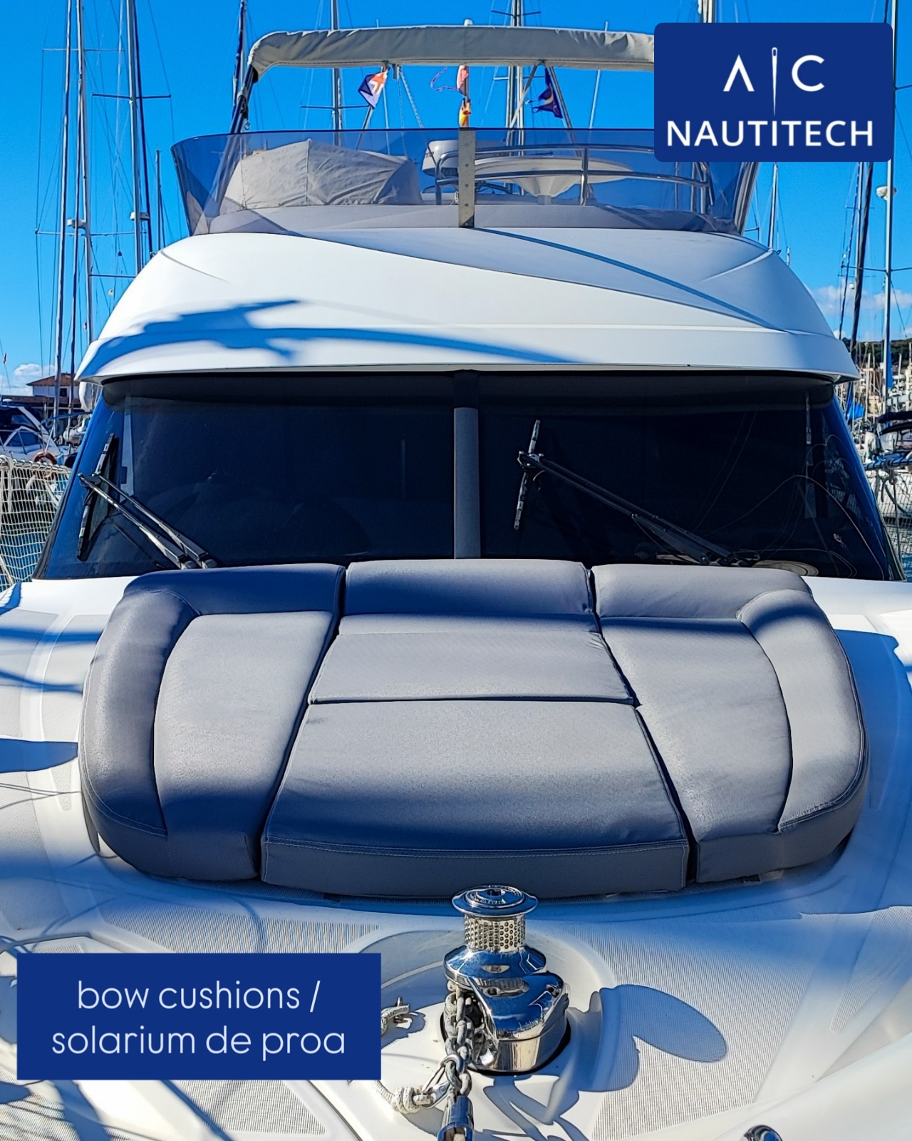 🇬🇧
Getting your boat ready before the season starts makes all the difference.
This custom bow sunpad was designed and built for a 45ft motor yacht, using marine-grade materials and tailored patterns for long-term comfort and durability.
If your yacht is near Barcelona, now is the right moment to refit, upgrade, or renew your exterior cushions — and start the season properly.
🇪🇸
Preparar tu barco antes de que empiece la temporada marca la diferencia.
Este cojín de proa a medida ha sido diseñado y fabricado para un yate a motor de 45 pies, con materiales náuticos de alta calidad y patronaje personalizado para asegurar confort y durabilidad.
Si tu barco está cerca de Barcelona, ahora es el momento ideal para renovar o actualizar la tapicería exterior y empezar la temporada como se debe.