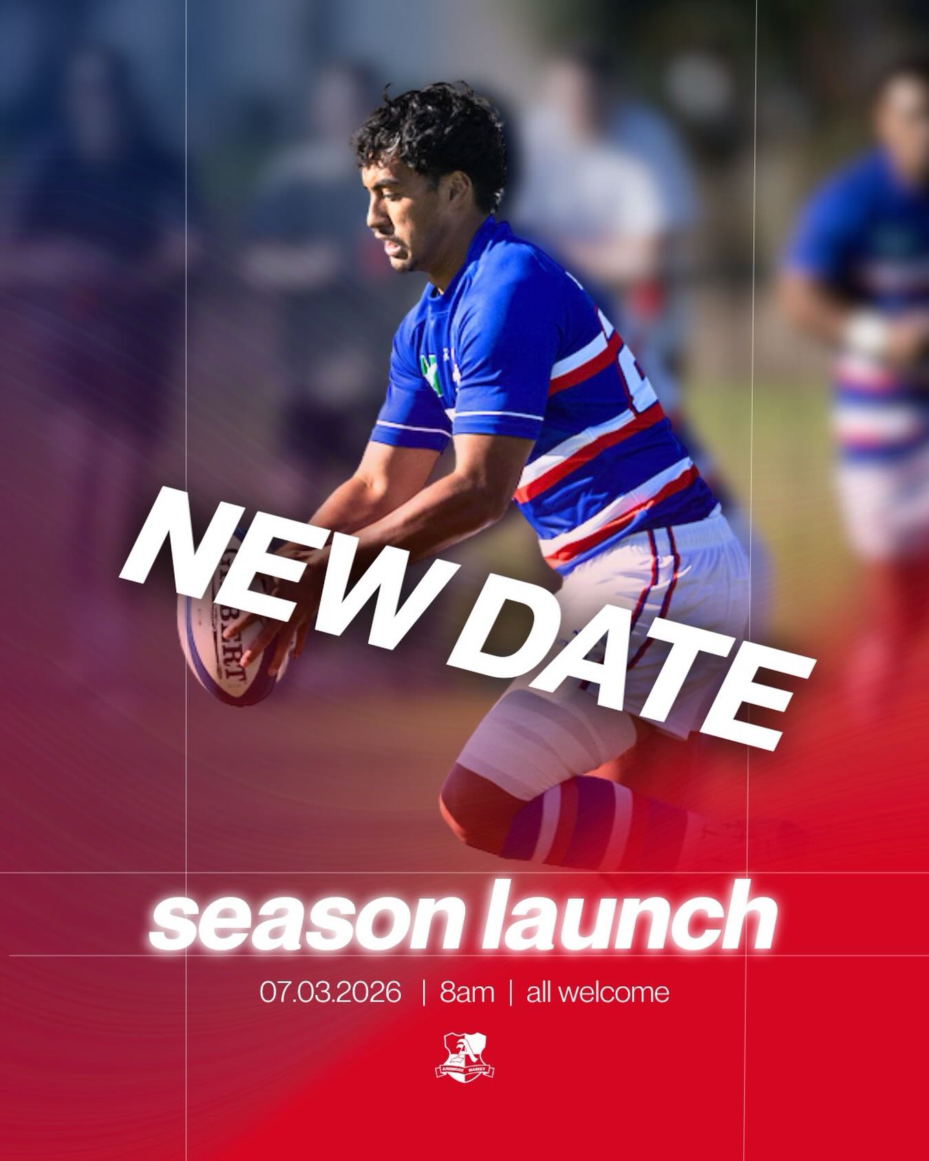 POSTPONED TO 07.03.2026
SEASON ‘26 LAUNCH
Saturday 07 March | 8:00am
All welcome 🙏