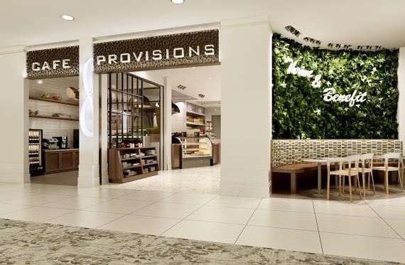 Thrive & Benefit. A café convenience store concept.