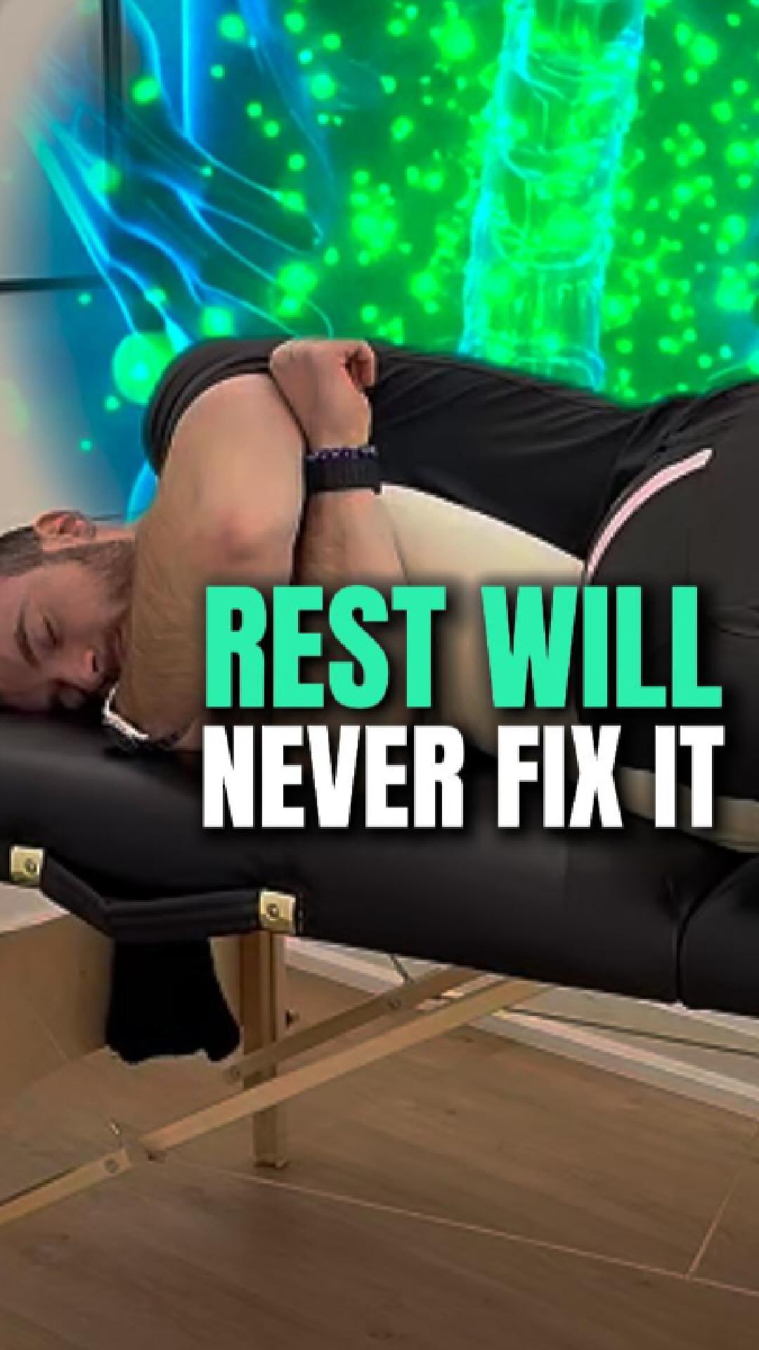 If your pain goes away with rest but comes back as soon as you move, that’s not a healing problem.
It’s a movement problem.
Rest may calm things down temporarily, but it doesn’t change how stress is being placed on the body.
So the moment you return to activity, the same tissues get irritated again.
Fixing this means changing how you move and how you load.
Sometimes that’s progressive strengthening of the area.
More often, it also requires improving motion elsewhere and tightening up control over how your body coordinates itself.
Most people don’t realize they’re repeating the same patterns that caused the issue in the first place.
And as long as that stays the same, the injury keeps coming back — never getting the chance to fully settle.