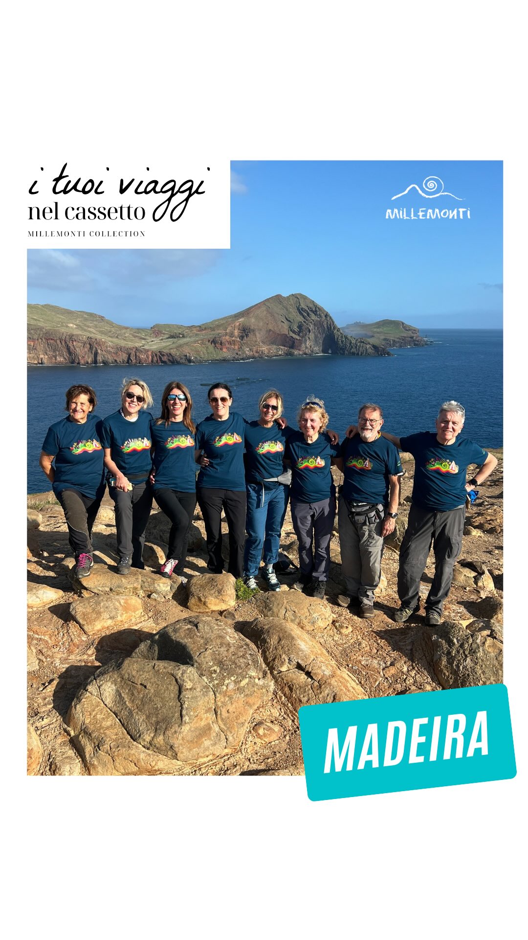 Un altro viaggio a #MADEIRA, un altro ricordo da portare con sé… e da indossare 💚
La Collezione 2026 de “I tuoi viaggi nel cassetto” trasforma le emozioni in T-shirt esclusive 👕
Ti piace il nuovo colore 2026? 👀✨
👉 Viaggia con MilleMonti per almeno 7 giorni e torna a casa con la T-shirt del tuo viaggio!
#millemonti #ituoiviagginelcassetto #collezione2026 #tshirtdacollezionare
@sportlandweb_ @kayland_official @rockexperienceofficial @guidealpinelombardia @guidealpine_italiane