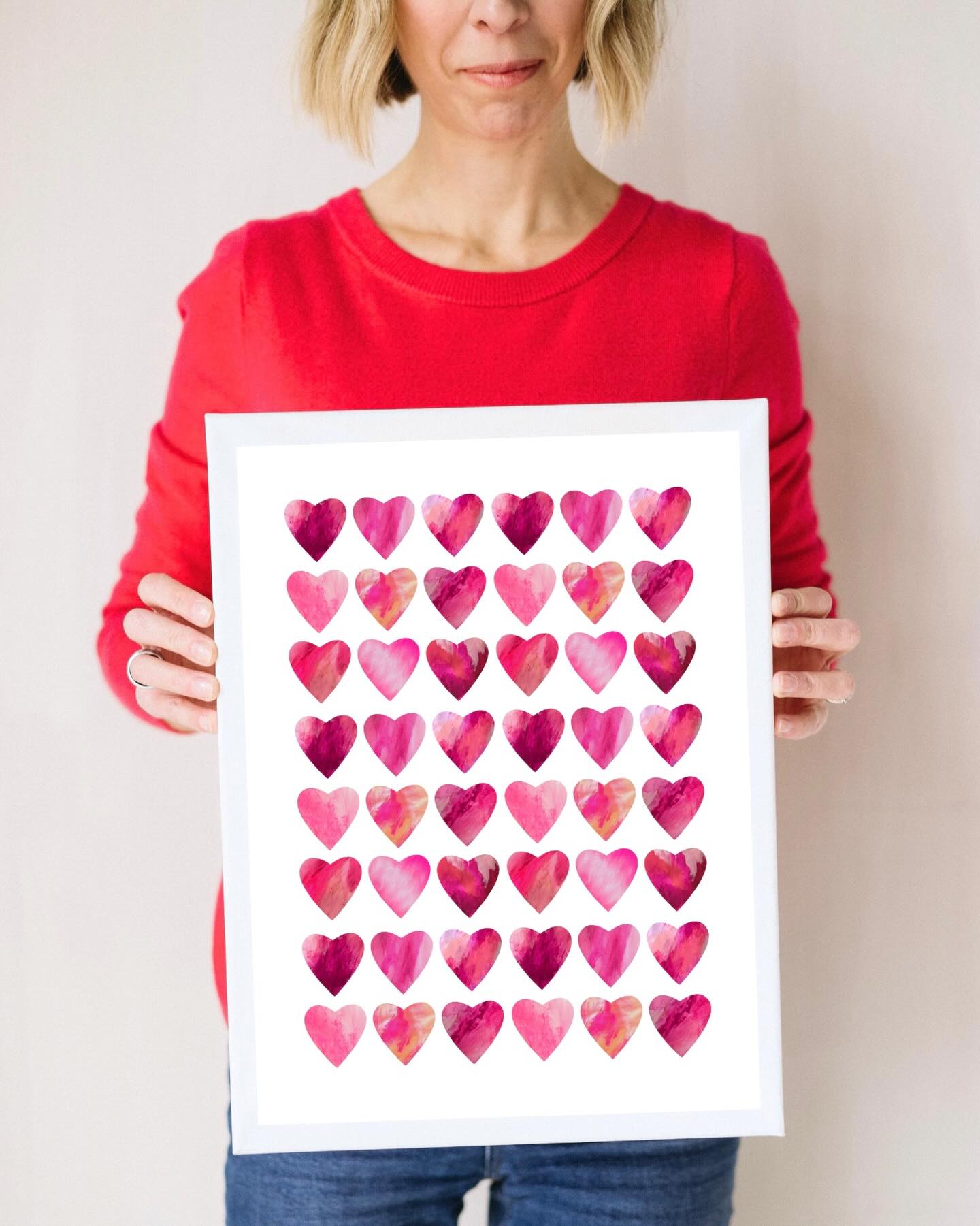 Happy Valentine’s Day! Sending all the love, hearts and bold pink goodness your way 🩷🩷
#valentinesday #pinkart #heartart #etsyartist #zimmestudio