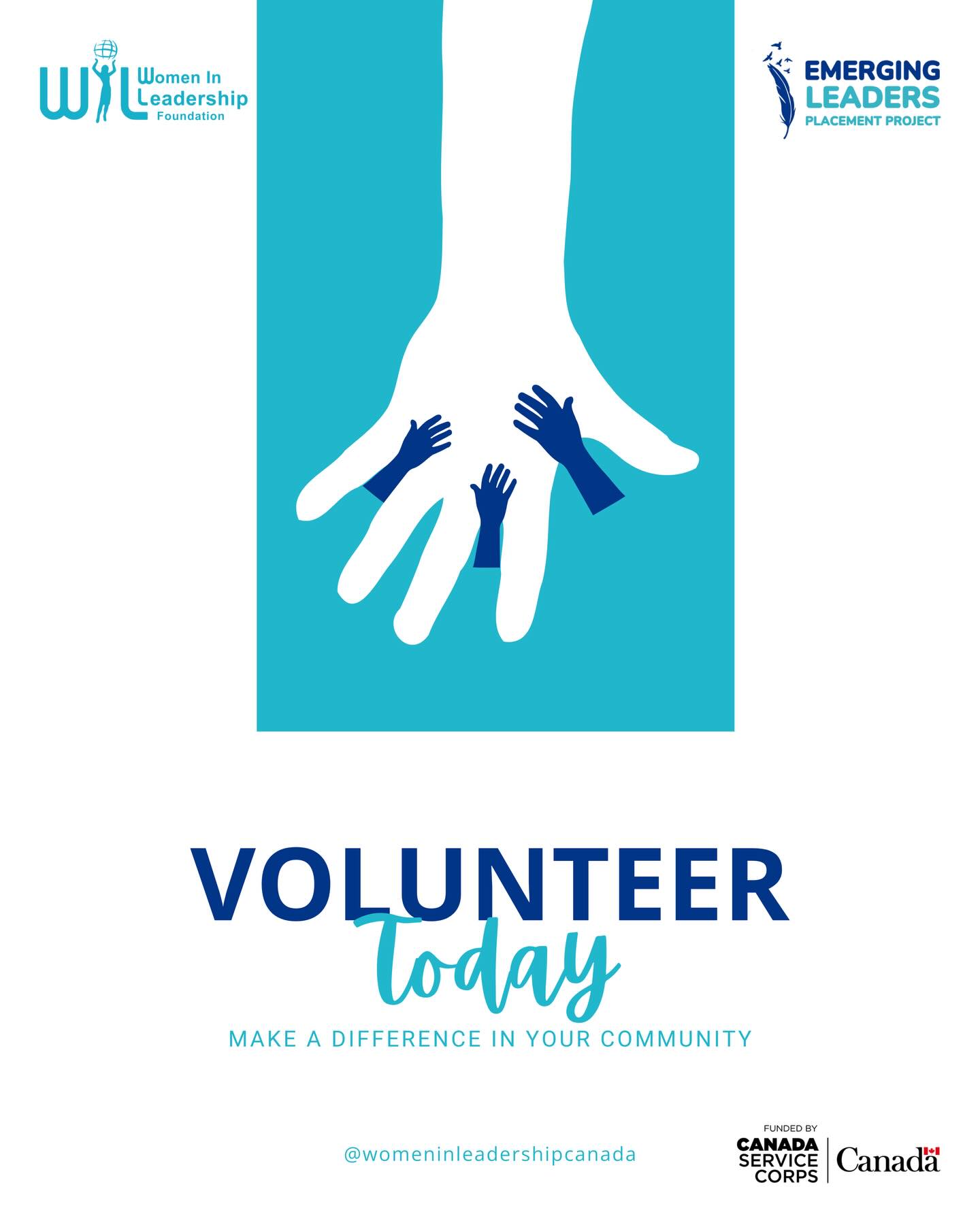 Your volunteer journey could begin today! 🌟
Join us and be part of the Emerging Leaders Placement Project, where youth ages 14–30 are placed in volunteer positions that match their skills, interests, and goals. Make an impact in your community while gaining hands-on experience, building connections, and growing your leadership skills.
📧 connect@womeninleadership.ca
🔗 Head to the link in our bio to get started!
Proudly funded by Canada Service Corps
#CanadaServiceCorps #LeadersToday #YouthInCanada #MakeADifference #VolunteerToday