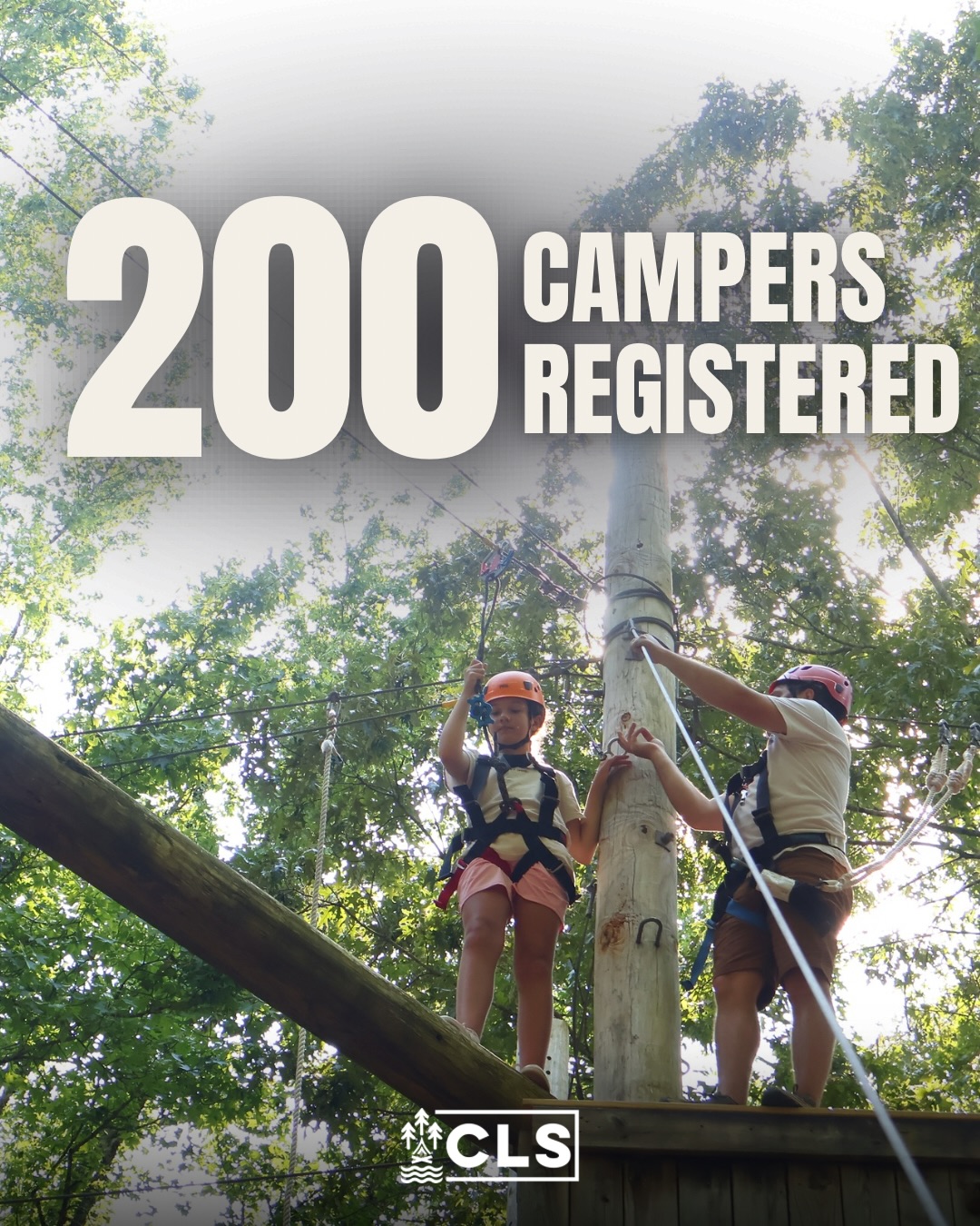 Snow and ice can’t stop this summer at CLS
OVER 200 CAMPERS are registered for summer 2026 so far!
Which week will we see you?👀