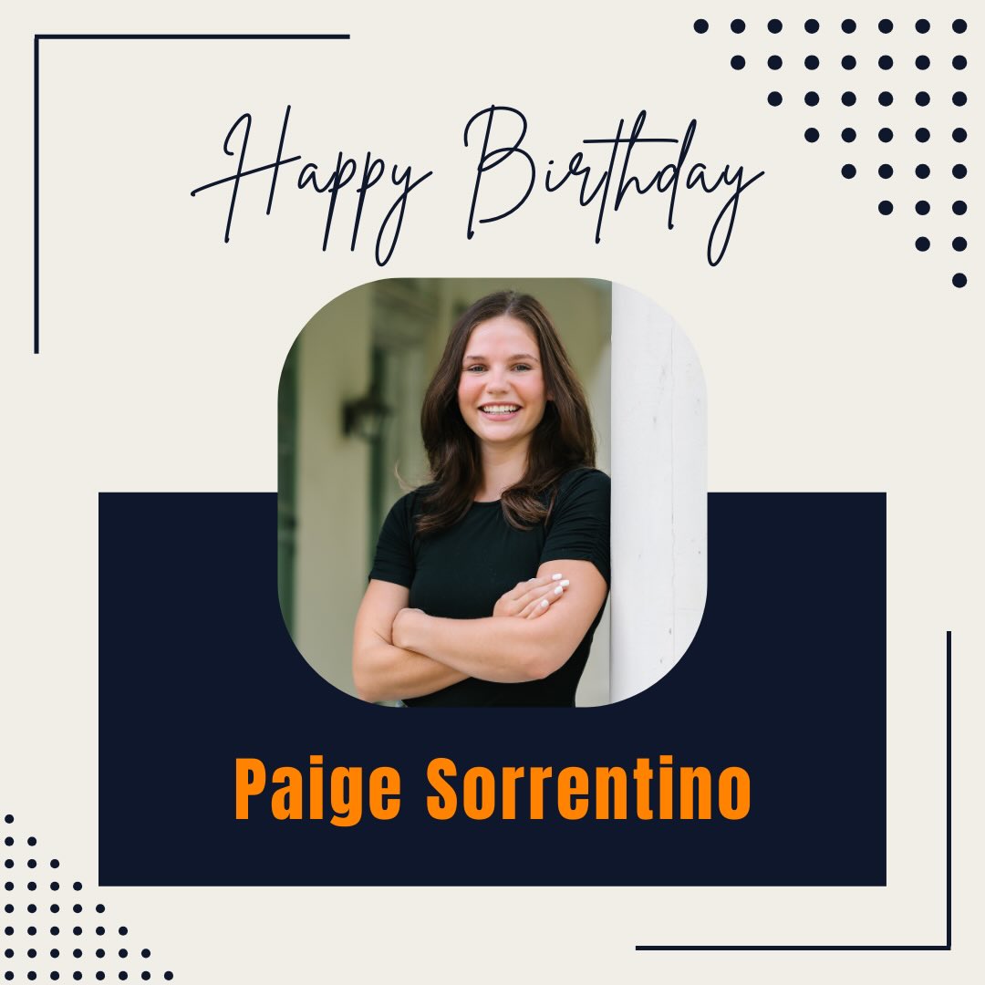 Happy Birthday to our very own Paige Sorrentino! šāØ We hope you have the most wonderful day filled with joy, laughter, and everything you love. Thank you for all that you do ā we appreciate you more than you know!