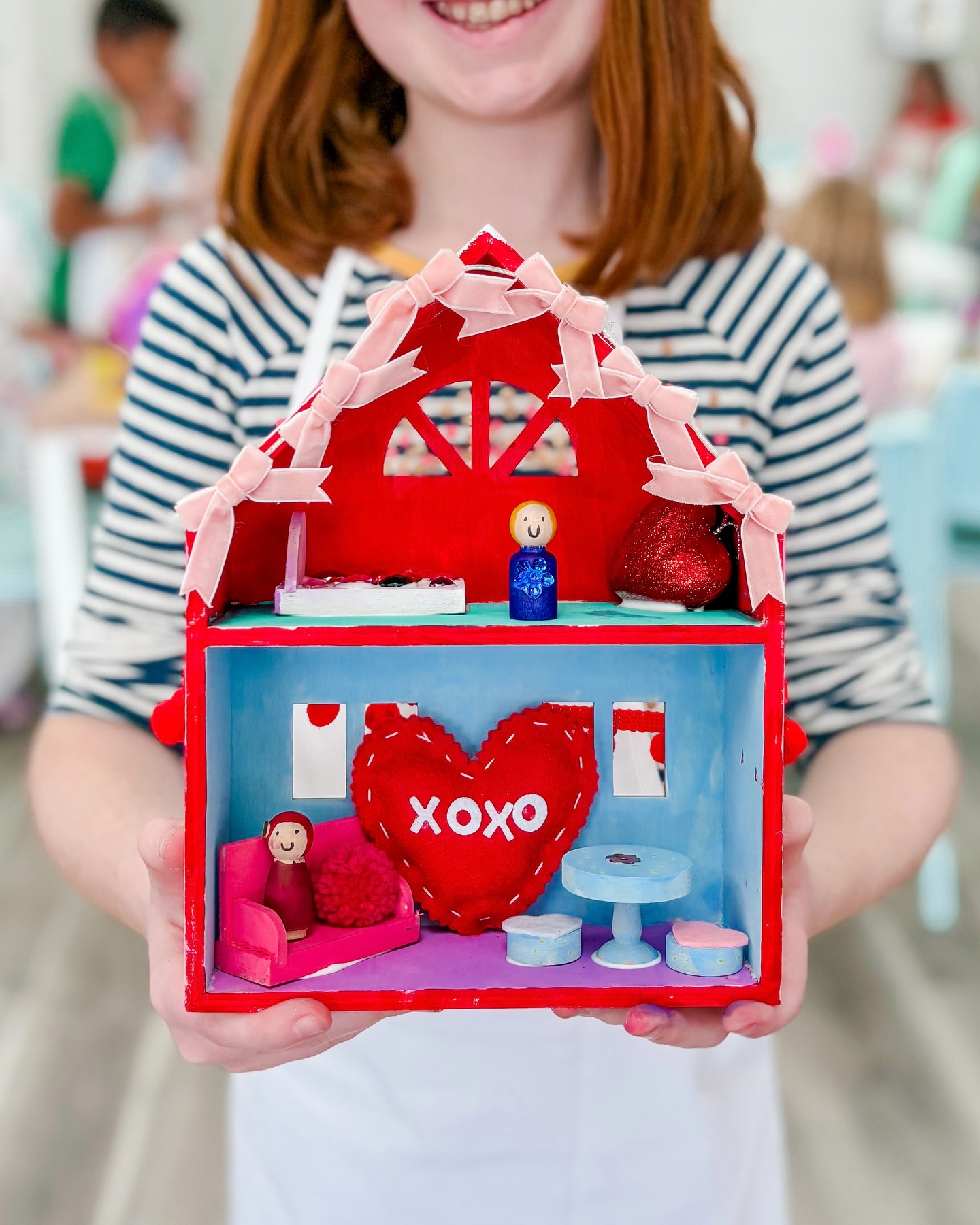 Love is always in the air at the studio, but especially on Valentine’s Day! ❤️
Our makers had the sweetest time designing adorable love shacks, creating HEART art, decorating Valentine cookies, and painting the loveliest canvas masterpieces! 💕