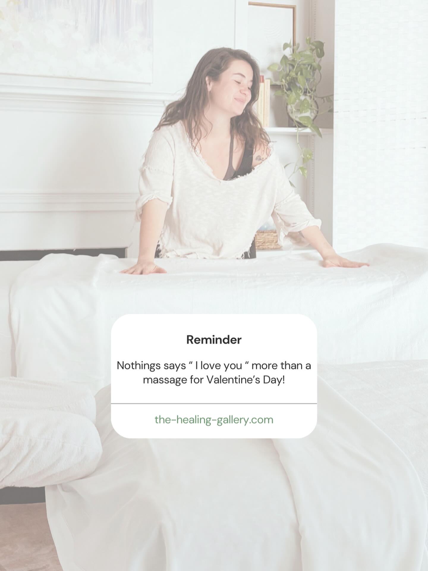 ❤️There’s no better way to tell your Love that you love them. ❤️
Gift certificates and bookings available though our website!
www.the-healing-gallery.com