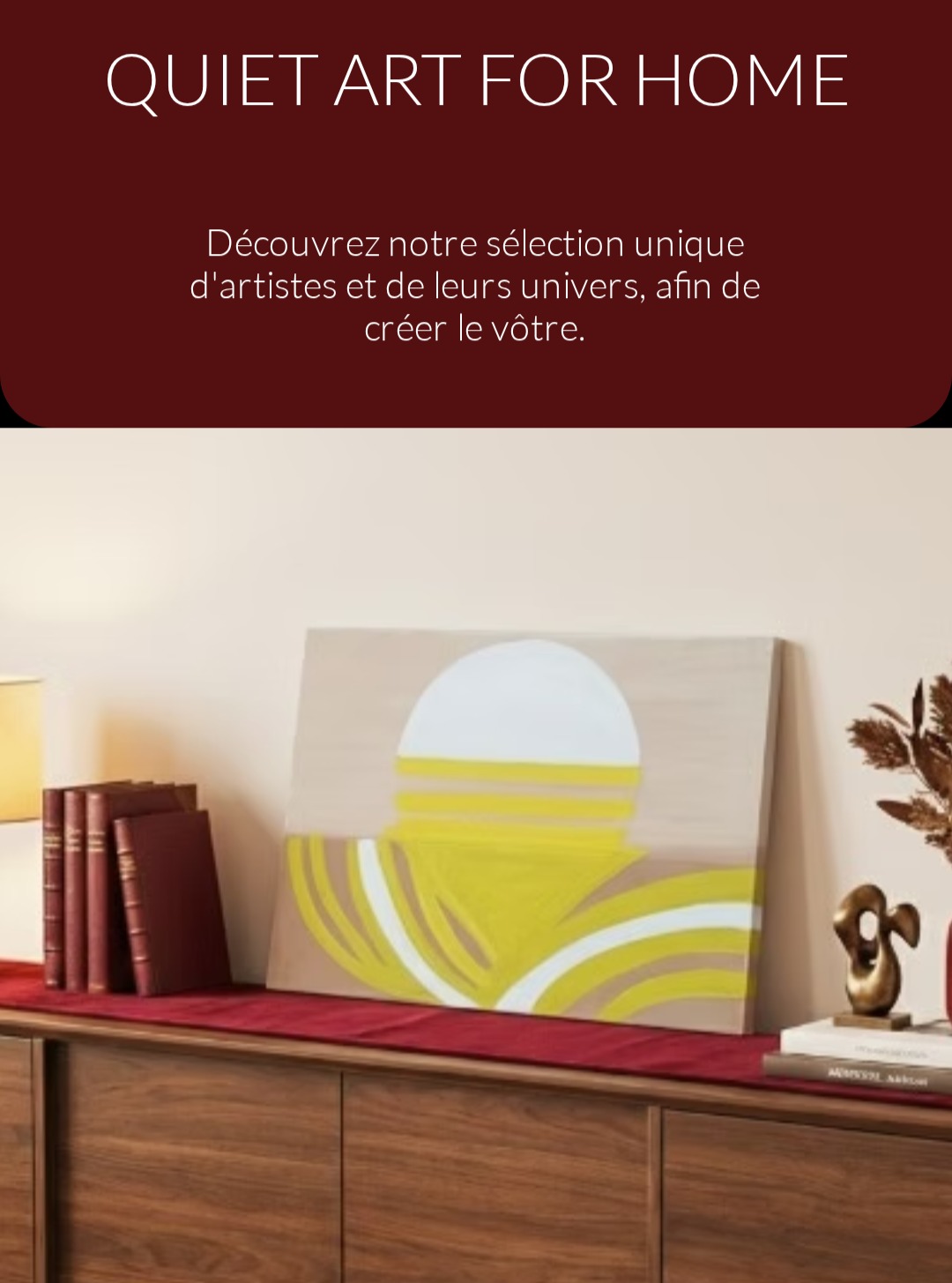 On pense souvent qu’une grande œuvre est plus impactante. Ce n’est pas toujours vrai.
Un petit format bien placé peut transformer une étagère, un bureau, une entrée.
L’art n’a pas besoin d’être immense pour exister.
Plus de toiles en ligne.
#artlover #homedecor #decointerieur #collectionneur #homedesign #interiordesign #privesinclair #elledecoration