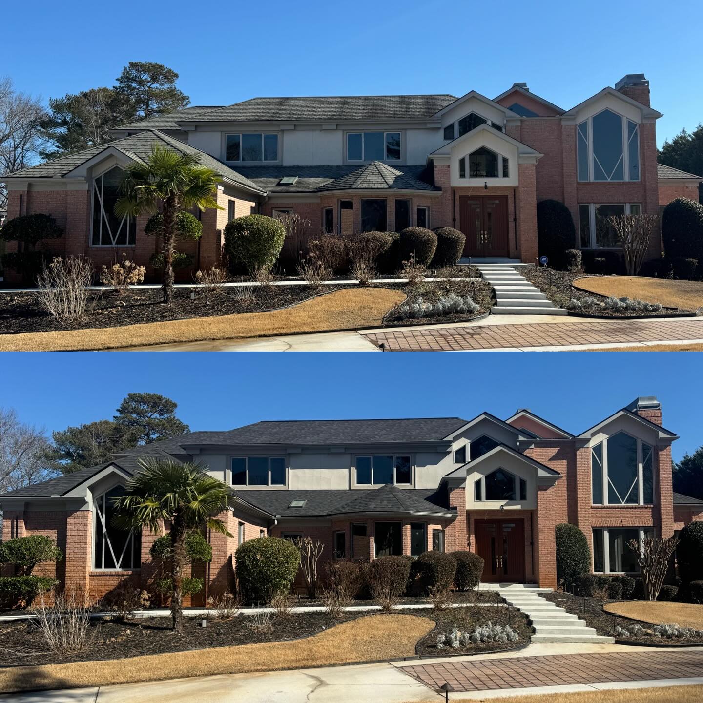 Beautiful roof installment on this beautiful home completed by my team