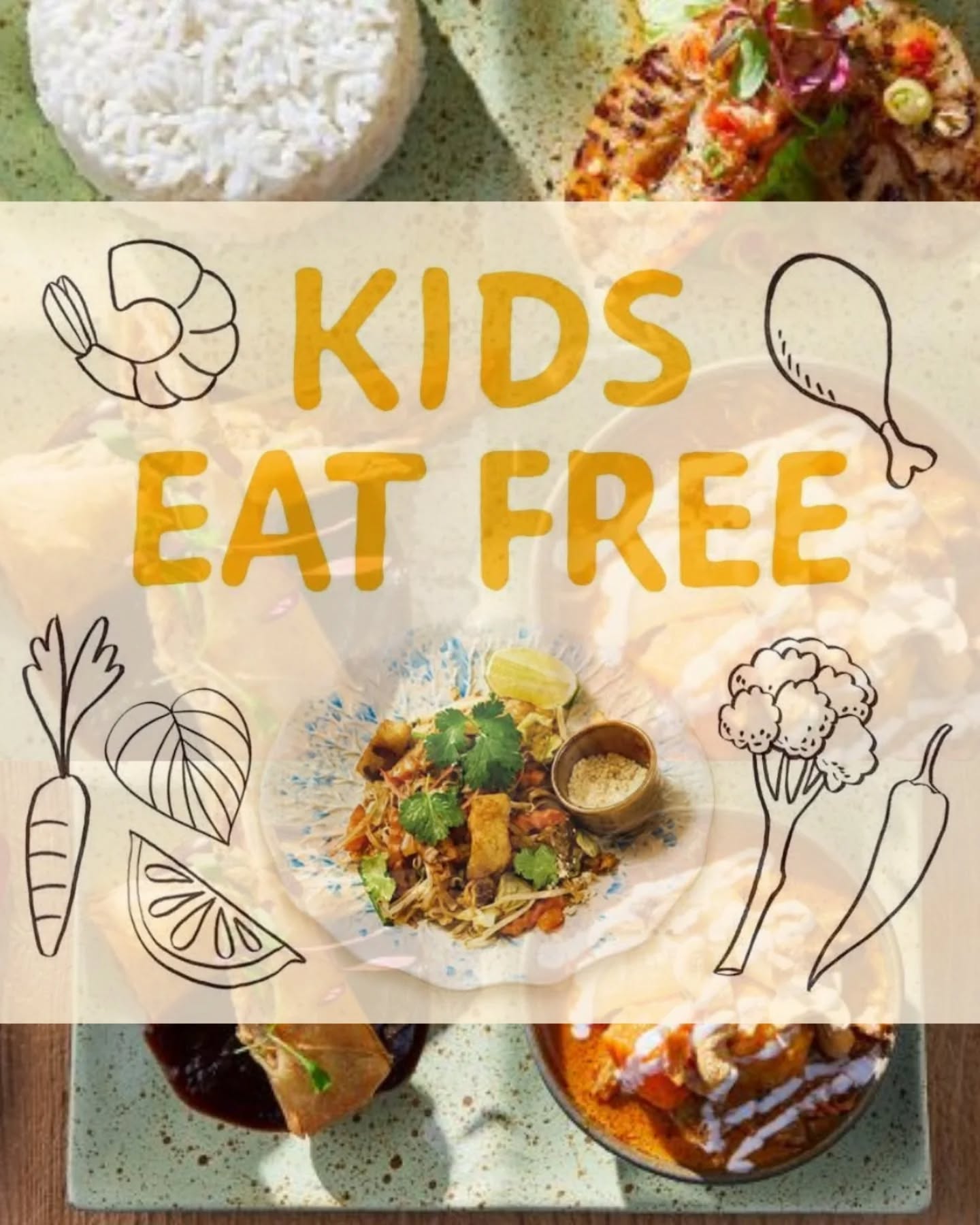 Kids eat free 🍲 👧 👦
For every full-price adult dish ordered, one kids’ dish from the kids’ menu is on us!
Order a starter? Get a kids’ starter free.
Order a main? Get a kids’ main free.
Join the @gigglingsquid Welwyn Garden City for Lunch and one kids’ main is free when you order a Samrub Set, Big Dish, Noodle, or Noodle Soup.
Available 16th–22nd February 2026.
Dine-in only. For children aged 12 and under.
T&Cs apply.
#KidsEatFree #HalfTerm #WelwynGardenCity #TownCentre #ThaiFood
@mumsguidetowelwyn