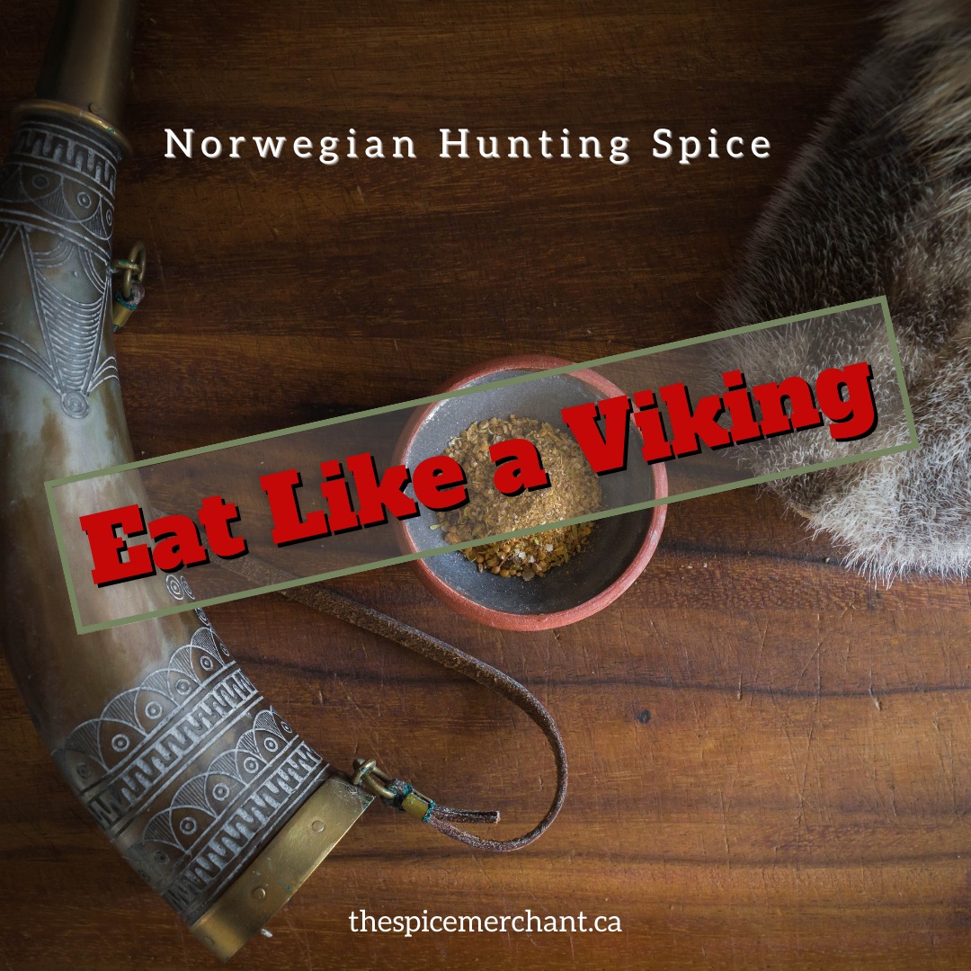 Based on a traditional blend used by Sámi reindeer herders to season wild meats, it’s a perfect fit for hunters here in Canada. Bold and rustic with subtle pine-like notes, this blend shines outdoors—but you don’t need to hunt to enjoy it. Try it on lean steak, venison, or even a salad with northern vegetables and taste the flavors of the Vikings and the North