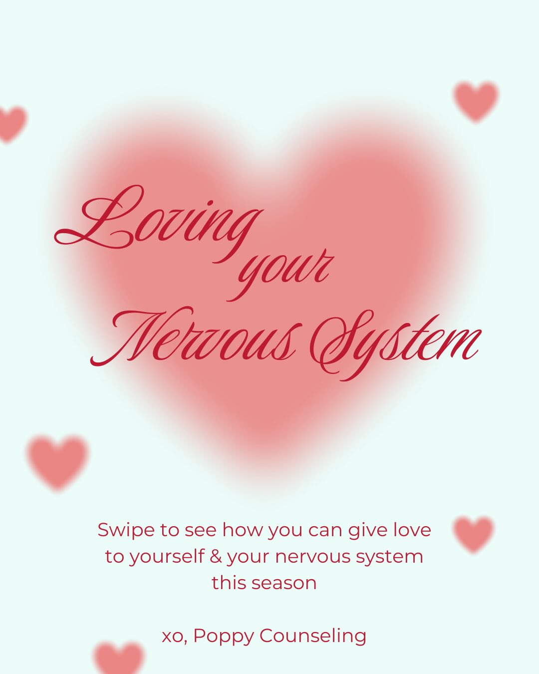 When your nervous system feels supported, everything else feels a little more possible.
Valentine’s Day is a great reminder to show love, starting with yourself💗💗
#mentalhealth #dallastherapy #poppycounseling