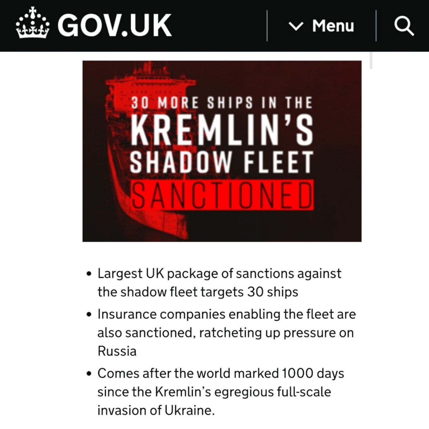 We are grateful to the UK government for this decisive and much-needed action
There is still a lot of work to be done and everyone's awareness and involvement is essential!
Link to the full article with detailed information in the section "Sanctions"
