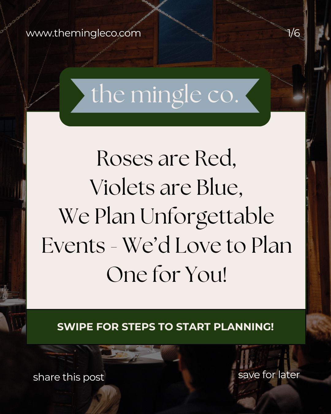If you’ve got something to celebrate, consider this your sign. Swipe through to see just how easy it is to connect with us and start planning something unforgettable!
From birthdays to bridal showers, corporate gatherings to summer soirées - we handle the details so you can enjoy the moment.
💘 Ready to fall in love with your event planning process?
👉 Visit our website and let’s make it official. Link in bio!
—
Event planning services, party planner Northwest Arkansas, corporate event planner, birthday party planning, bridal shower planner, engagement party planning