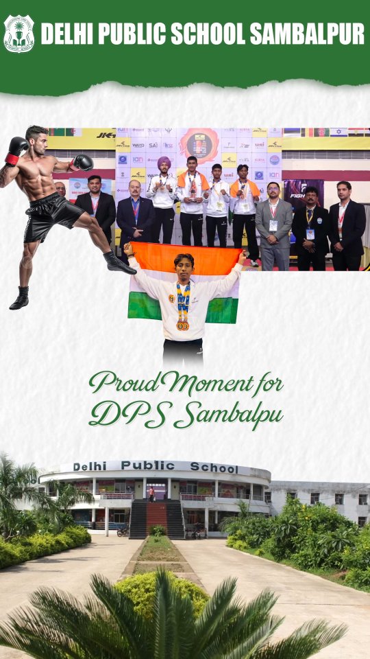 Proud Moment for DPS Sambalpur!
Aditya Sharma brought home 2 Bronze medals at the 5th Open India International Kickboxing Cup 2026, competing in the 57 kg Junior Male category at New Delhi.
Ranked 3rd in India, and now selected for upcoming international tournaments, this is what dedication and discipline look like. ๐ฎ๐ณ๐ช
Keep fighting, keep rising. The DPS family is proud. ๐
๐ 9039017572
๐ www.dpssambalpur.com
#DPSSambalpur #DPSPride #KickboxingChampion #StudentAchievement #YoungAthlete
(DPS Sambalpur, Aditya Sharma kickboxing, Open India International Kickboxing Cup 2026, KD Jadhav Stadium Delhi, international sports selection)