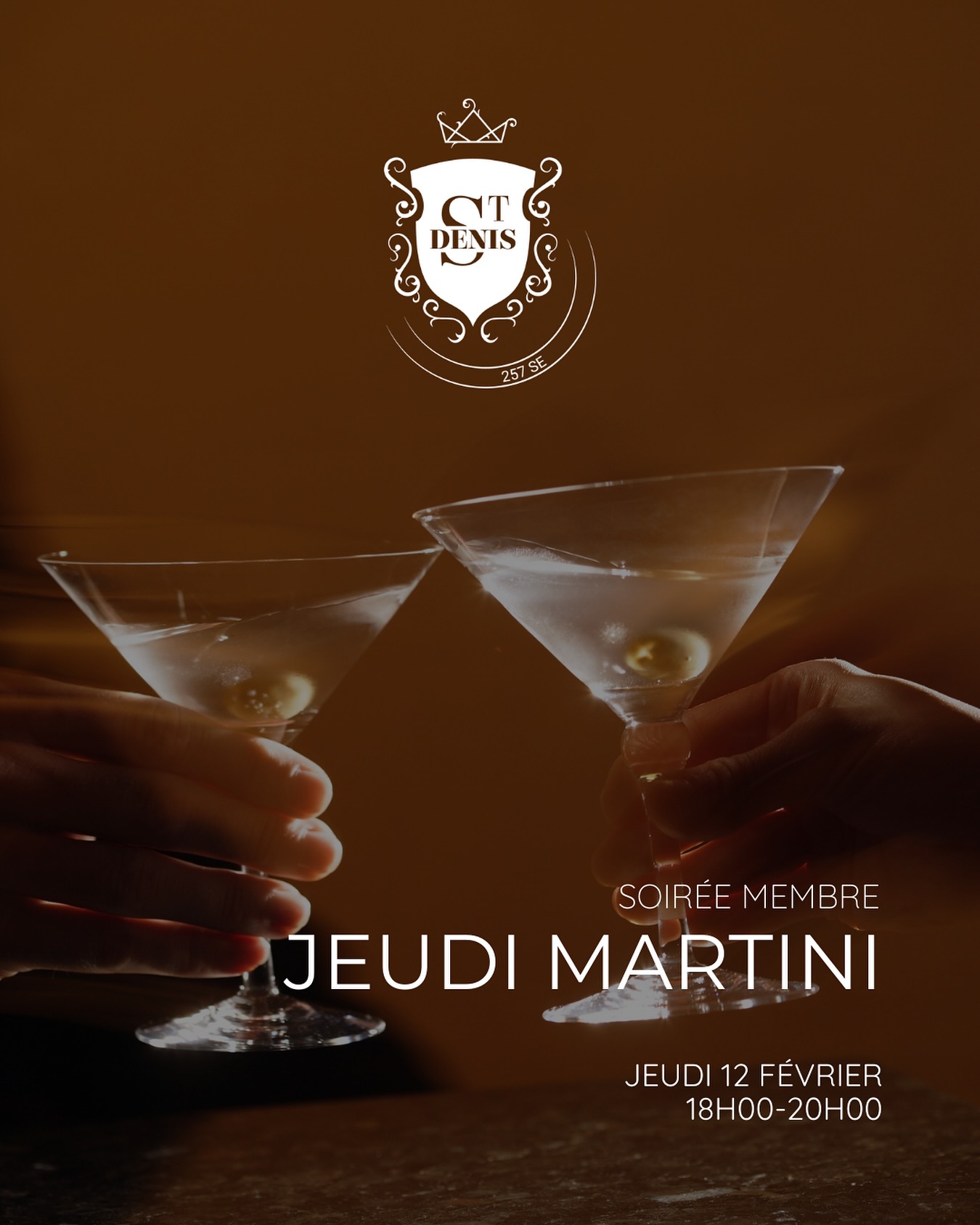 Rendez-vous demain à la Salle de Bal. 🍸
Dernières places disponibles sur le portail en ligne.