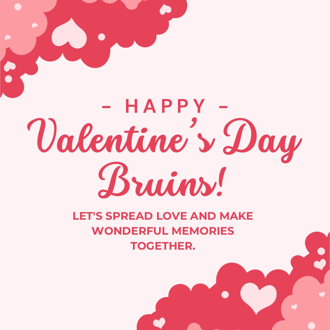 Happy Valentine’s Day, Bruins! 💚🐻
Today we celebrate friendship, kindness, and love! Spread love, it’s the Bruin way! 💛💚
#BruinLove #HappyValentinesDay #1067 #SpreadKindness #BethelPride
