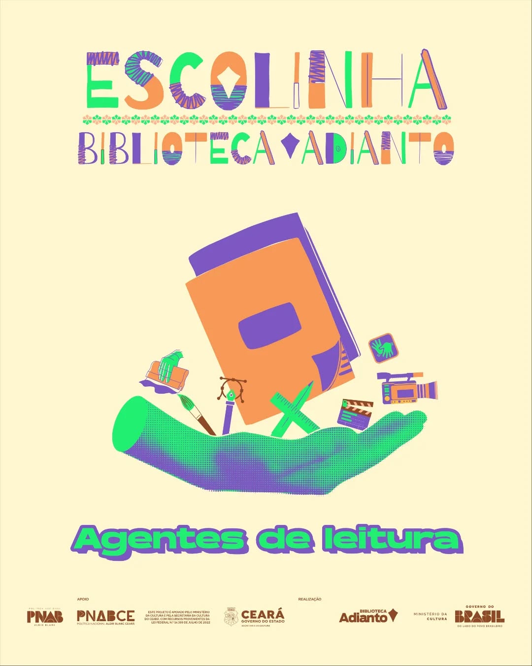 📚✨ Mediação de Leitura – Projeto Escolinha - Biblioteca Adianto ✨📚
A leitura vai muito além das palavras. Ela desperta a imaginação, fortalece vínculos e abre portas para novos mundos desde a infância. 💭🌈
No projeto Escolinha - Biblioteca @cibele_adianto realizou mediações de criando um momento de escuta, troca e descobertas. Por meio das histórias, as crianças foram convidadas a pensar, sentir e se expressar, desenvolvendo o gosto pela leitura de forma leve e significativa.
Iniciativas como essa reforçam a importância da leitura como ferramenta de aprendizado, criatividade e formação cidadã. 💙📖
Seguimos acreditando que cada história lida hoje constrói um futuro mais consciente amanhã.
Este projeto é apoiado pelo Ministério da Cultura e pela Secretaria da Cultura do Ceará, com recursos provenientes da Lei Federal N.º 14.399 de Julho de 2022.
#MediaçãoDeLeitura #ProjetoEscolinha #BibliotecaAdianto #IncentivoÀLeitura #Educação Infância LeituraTransforma