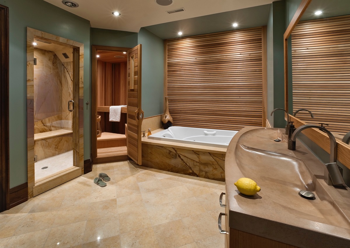 Warm spa energy meets custom craftsmanship 🤎
This bathroom renovation was all about texture, tone, and intention. From the wood slat feature wall to the soft ambient lighting — every detail was designed to feel grounded and calming.
The highlight? A completely custom, hand-formed concrete sink made by us. Sculpted curves, seamless integration, and a finish that brings warmth and durability together in one statement piece.
Concrete doesn’t have to feel cold — it can feel refined, organic, and spa-worthy.