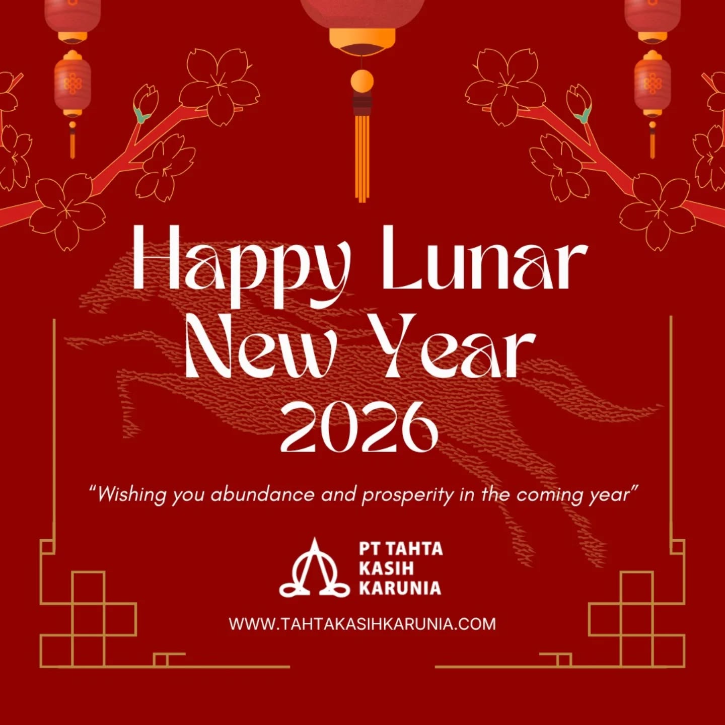 Selamat Tahun Baru Imlek 2026.
Semoga Tahun Kuda Api menjadi perjalanan penuh makna dan membawa kedamaian untuk kita semua
Gong Xi Fa Cai
#TKKsafety #imlek #gongxifacai