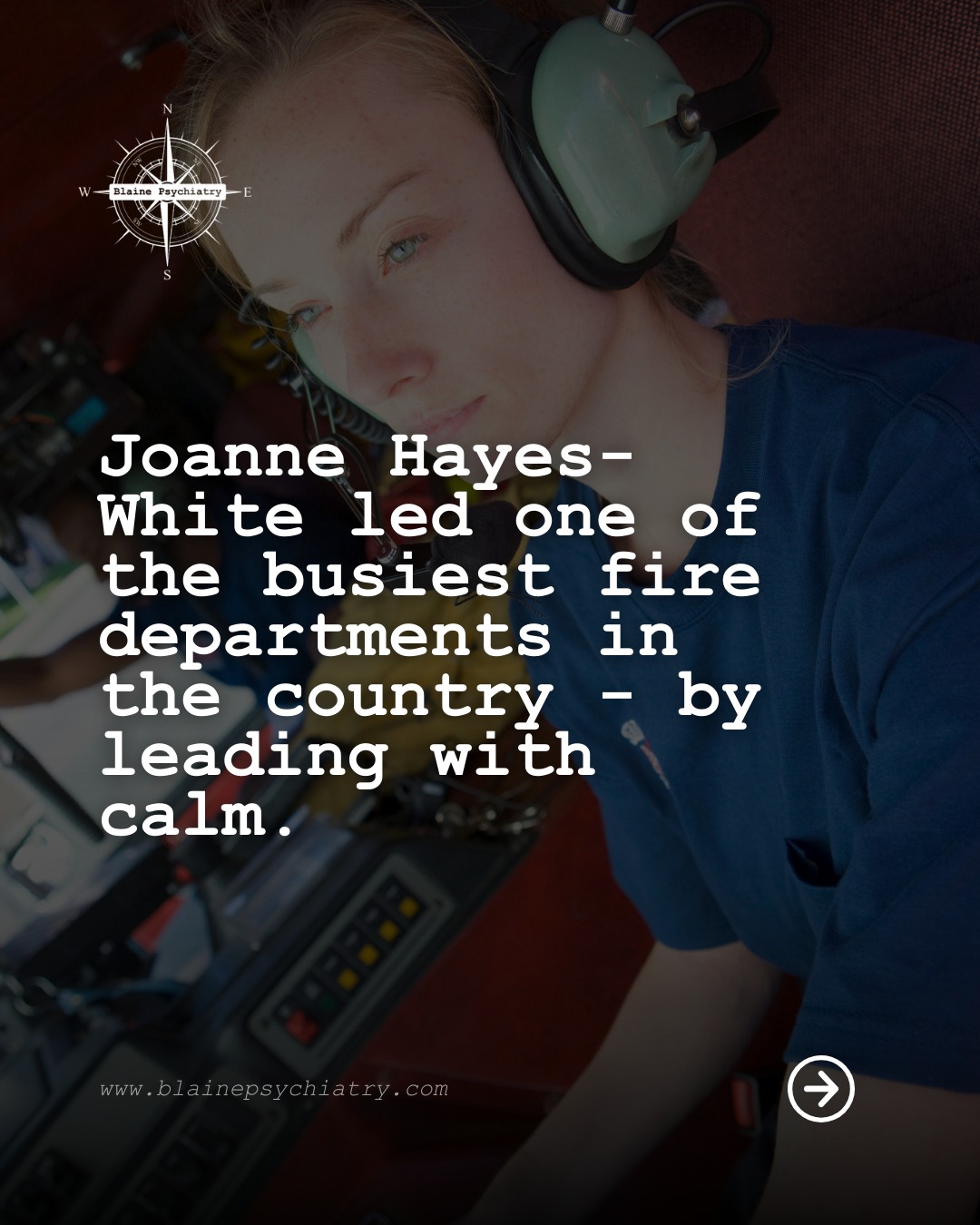 When the stakes are highest, strength often looks less like force and more like steadiness.
Joanne Hayes-White led the San Francisco Fire Department for 15 years, facing fires, disasters, and intense scrutiny. It wasn’t volume or domination that defined her leadership - it was her ability to remain calm in the middle of chaos.
This kind of composure is grounding. When leaders regulate their own emotions, it helps the entire room think clearly. It protects against emotional overload and allows for better decision-making when it matters most.
We often mistake loudness for power. But true resilience is the capacity to stay steady when everything around you is unsettling.
If you lead, parent, or simply carry a lot of responsibility quietly - remember that your calm is a valid and necessary form of strength.
Save this if you needed the reminder. Share it with someone who leads with steadiness.
#leadership #mentalhealthawareness #youngprofessionals #calmleadership #emotionalregulation #MentalHealth #Psychiatry #PersonalGrowth #Selfhelp #Selfimprovement #collegementalhealth #studentmentalhealth #YoungProfessionals #blainepsychiatry