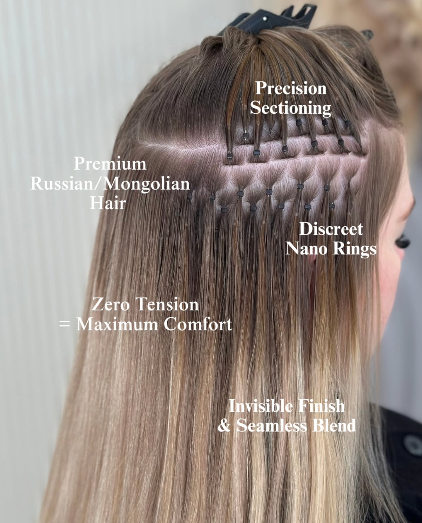 𝗧𝗵𝗲 𝗔𝗿𝘁 𝗼𝗳 𝘁𝗵𝗲 𝗡𝗮𝗻𝗼 𝗥𝗶𝗻𝗴 ✅
This is what 16 years of obsession with detail looks like ⬇️
• 𝗣𝗿𝗲𝗰𝗶𝘀𝗶𝗼𝗻 𝗦𝗲𝗰𝘁𝗶𝗼𝗻𝗶𝗻𝗴 📐: The foundation of a flawless blend.
• 𝗗𝗶𝘀𝗰𝗿𝗲𝗲𝘁 𝗣𝗹𝗮𝗰𝗲𝗺𝗲𝗻𝘁 💎: Colour-matched rings that remain invisible, even in a ponytail.
• 𝗪𝗲𝗶𝗴𝗵𝘁𝗹𝗲𝘀𝘀 𝗖𝗼𝗺𝗳𝗼𝗿𝘁 ☁️: Zero-tension application for total hair health.
• 𝗘𝗹𝗶𝘁𝗲 𝗤𝘂𝗮𝗹𝗶𝘁𝘆 🕊️: Using only the finest Russian/Mongolian hair.
• 𝗧𝗿𝘂𝗲 𝗜𝗻𝘃𝗲𝘀𝘁𝗺𝗲𝗻𝘁 ⏳: Results that maintain their beauty for 𝟭𝟮–𝟭𝟴 𝗺𝗼𝗻𝘁𝗵𝘀.
Anyone can install hair.
Very few can create a result this seamless, this safe, and this intentional.
I don’t just follow industry standards—I’ve spent over 𝟭𝟲 𝘆𝗲𝗮𝗿𝘀 refining them. Every single bond is placed with your hair’s health as the priority, not just the "look."
If you are looking for extensions that grow out beautifully and feel like your own—you’ve found your specialist.
✨ 𝗟𝘂𝘅𝘂𝗿𝘆 𝗶𝘀 𝗶𝗻 𝘁𝗵𝗲 𝘁𝗲𝗰𝗵𝗻𝗶𝗾𝘂𝗲. 𝗤𝘂𝗮𝗹𝗶𝘁𝘆 𝗶𝘀 𝘁𝗵𝗲 𝗼𝗻𝗹𝘆 𝗼𝗽𝘁𝗶𝗼𝗻.
— Marta Magdalena
Ciao Bella
#hairextensionsliverpool #liverpoolhairextensions #liverpoolhair #behindthechair #hairextentions