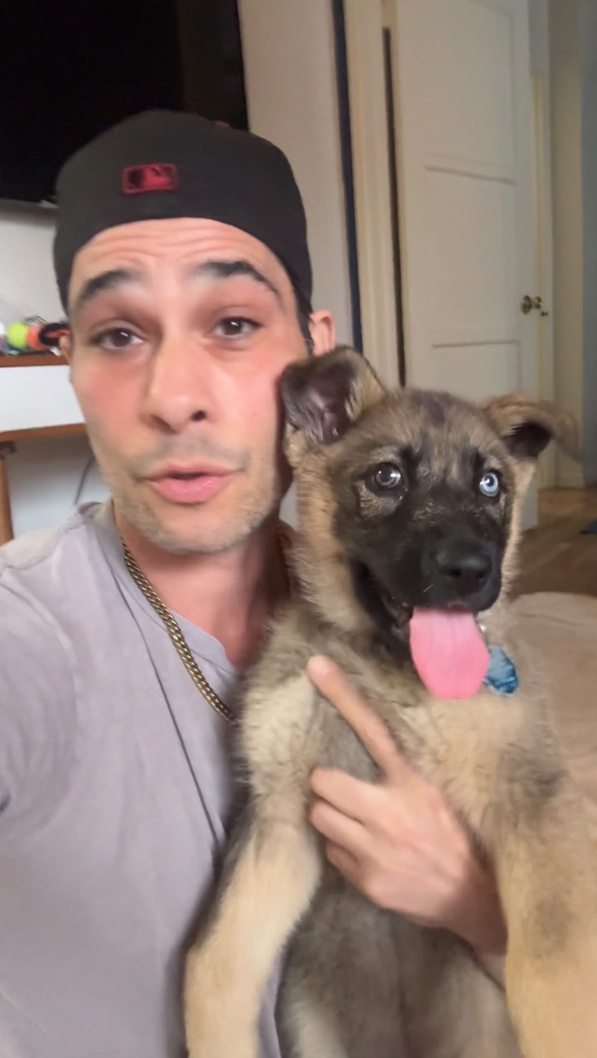 Please help us. My non- profit @funnyforfido was created to help situations like this. This puppy needs to see a vet ASAP to get vaccinated for parvo, lepto, worms, etc. DM me to meet her. We also want to help these sweet kids out so THANK YOU for your generous donations 🙏