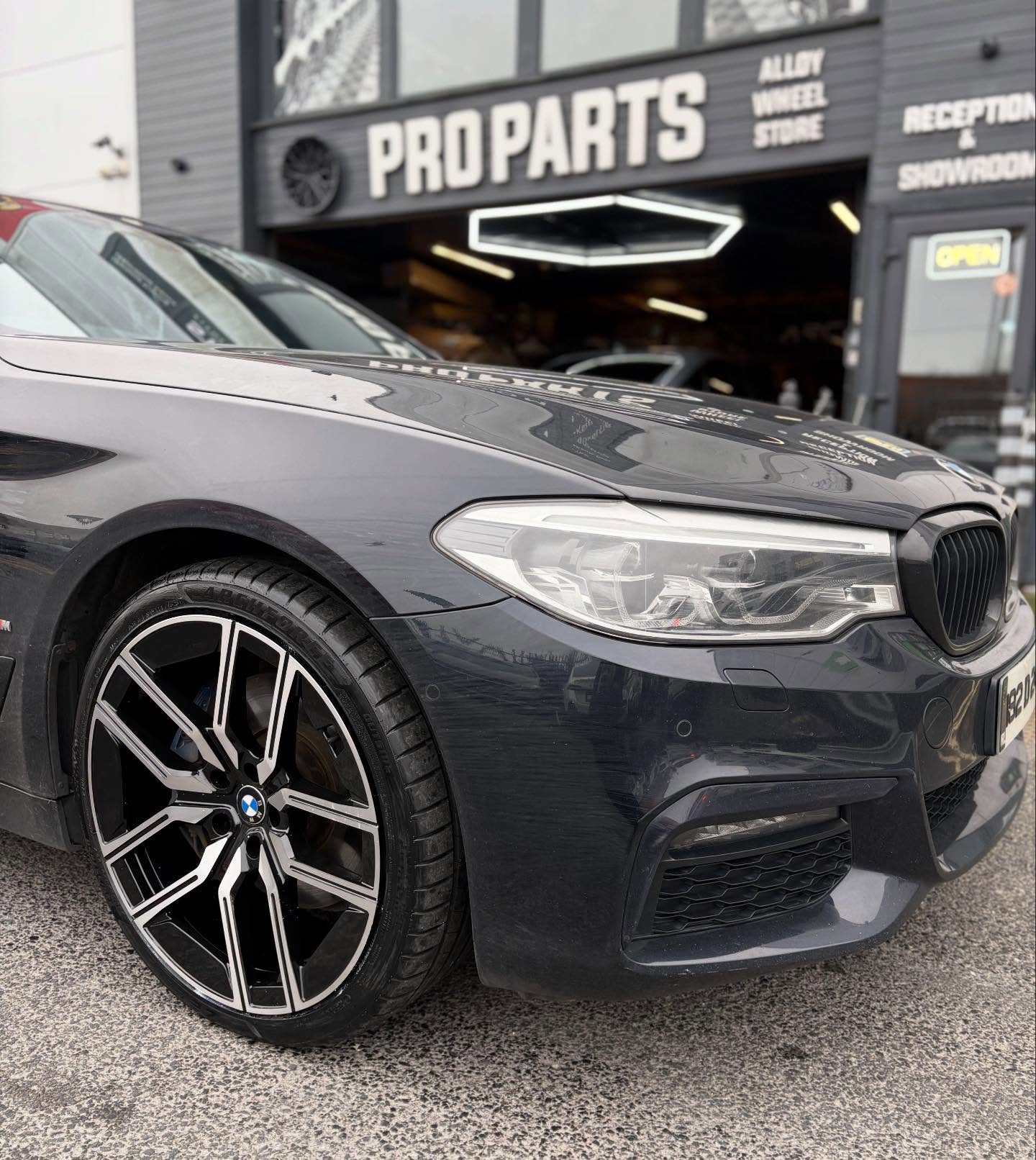 BMW G30 in for 20” alloys & tyre package 🔥