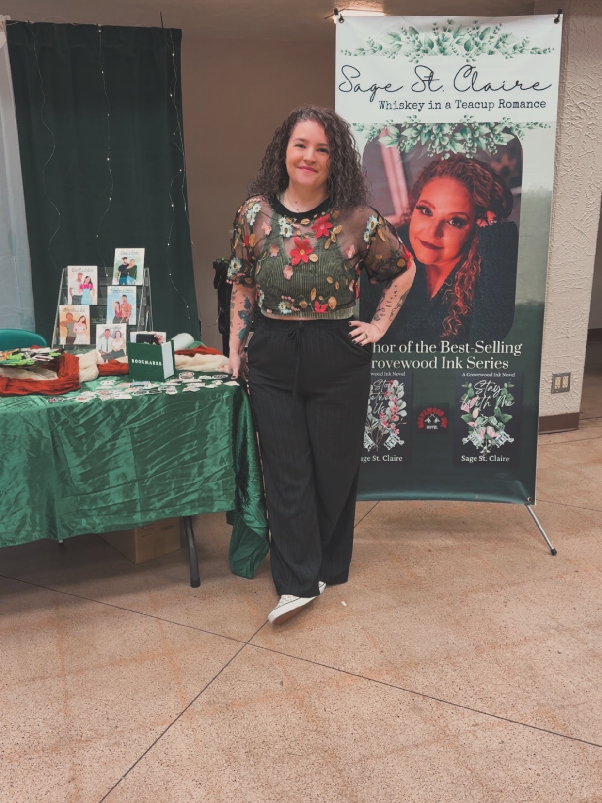 I had an amazing time meeting you all at at A Very Unvalentines Day Book Festival today!! Oklahoma was so kind to me, and I got to see my bestie! 🖤🫶🏼📚 thank you so much to everyone who stopped by to say hi or purchase a book today! It was a beautiful day in OK!