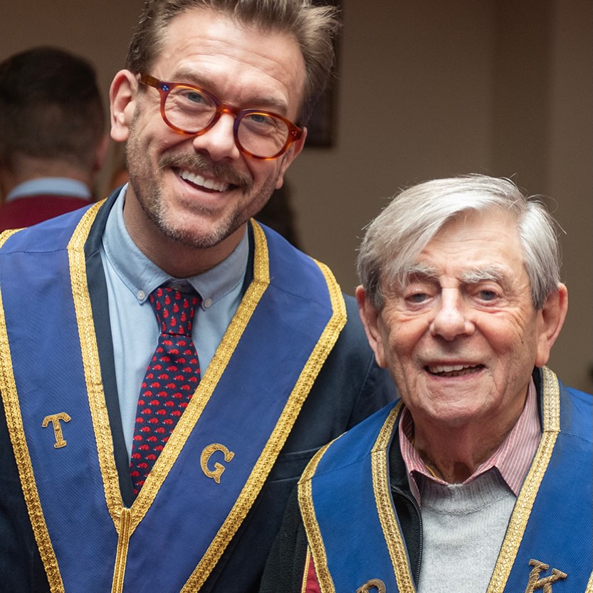 Lovely lodge @grand_order_of_water_rats and lovely to catch up with PKR Melvyn Hayes. Thanks to John McKenzie as ever for the photos