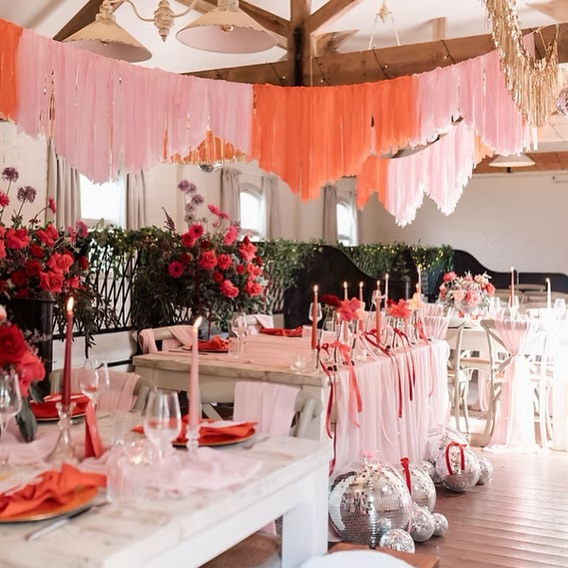 ❤️ HAPPY VALENTINES ❤️
Just in time for Valentines day - step into a world of shimmering lights, bold hues, and pure romance with our latest styled shoot blog post: a Red & Pink Disco fantasy.
This editorial is a celebration of love, individuality, and high-energy glamour, blending retro disco vibes with modern romance.
From sparkling décor to our stunning bride and groom models, every detail in this shoot radiates passion and joy.
Concept & Organisation: Lara at @thevenueexperts
Venue: @thehallbarns
Photographer: @phoebesarahphoto
Styling: @therusticweddingcompany
Florist: @flowerfoxstudio
Cake: @lucyclairebakes
Stationery: @ellistateweddings
Models: Sean & Phoebe. @we_are_fernandez
Dress: @dressmeprettybridalroom
Suit: @stringfellowsgentsoutfitters
Make Up: @creative.dm