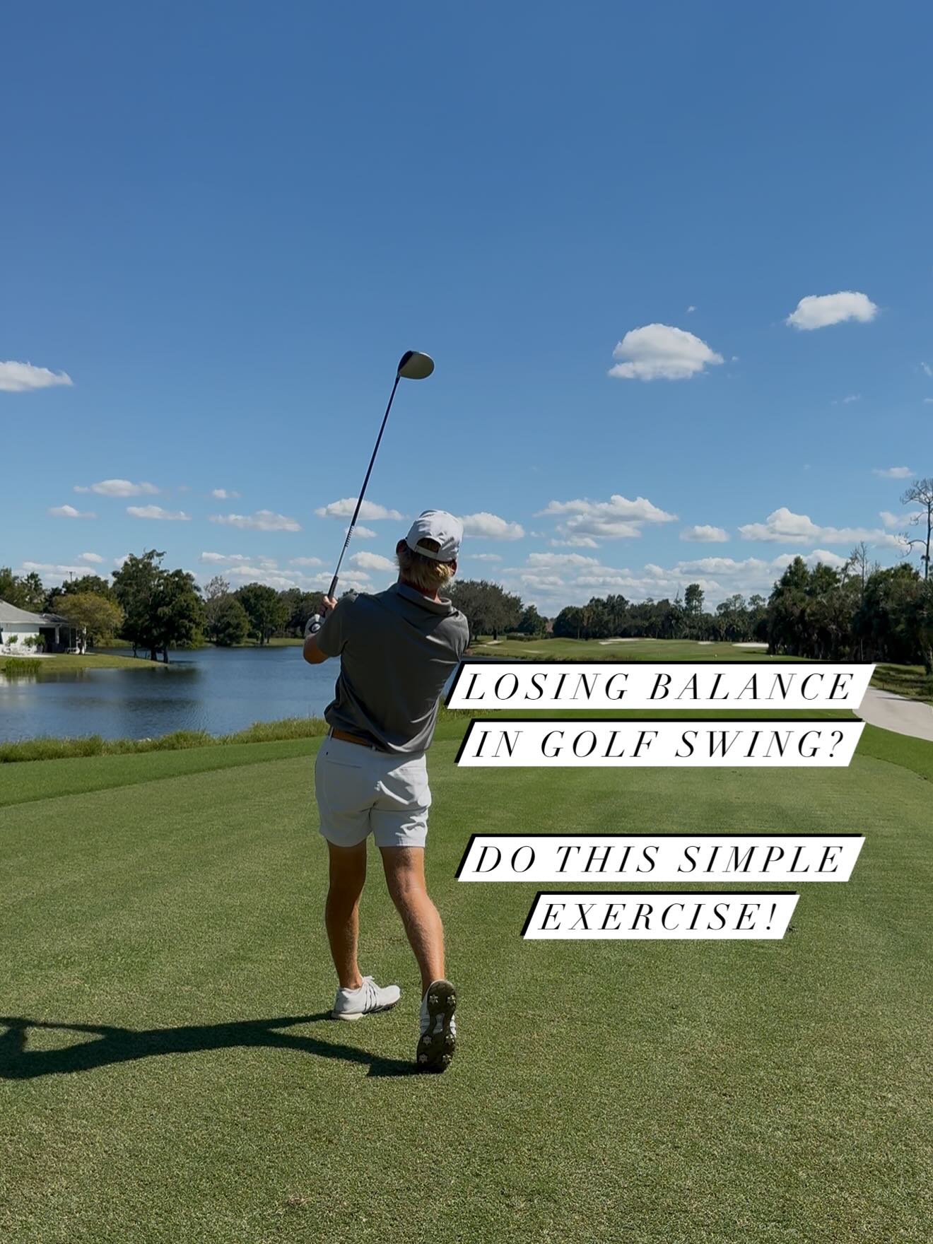When your body’s stable, golf becomes easier. Do this exercise to gain balance, coordination, lower/upper body separation, core, and leg strength. #golf #athlete #iam1stphorm #fitness #tpi