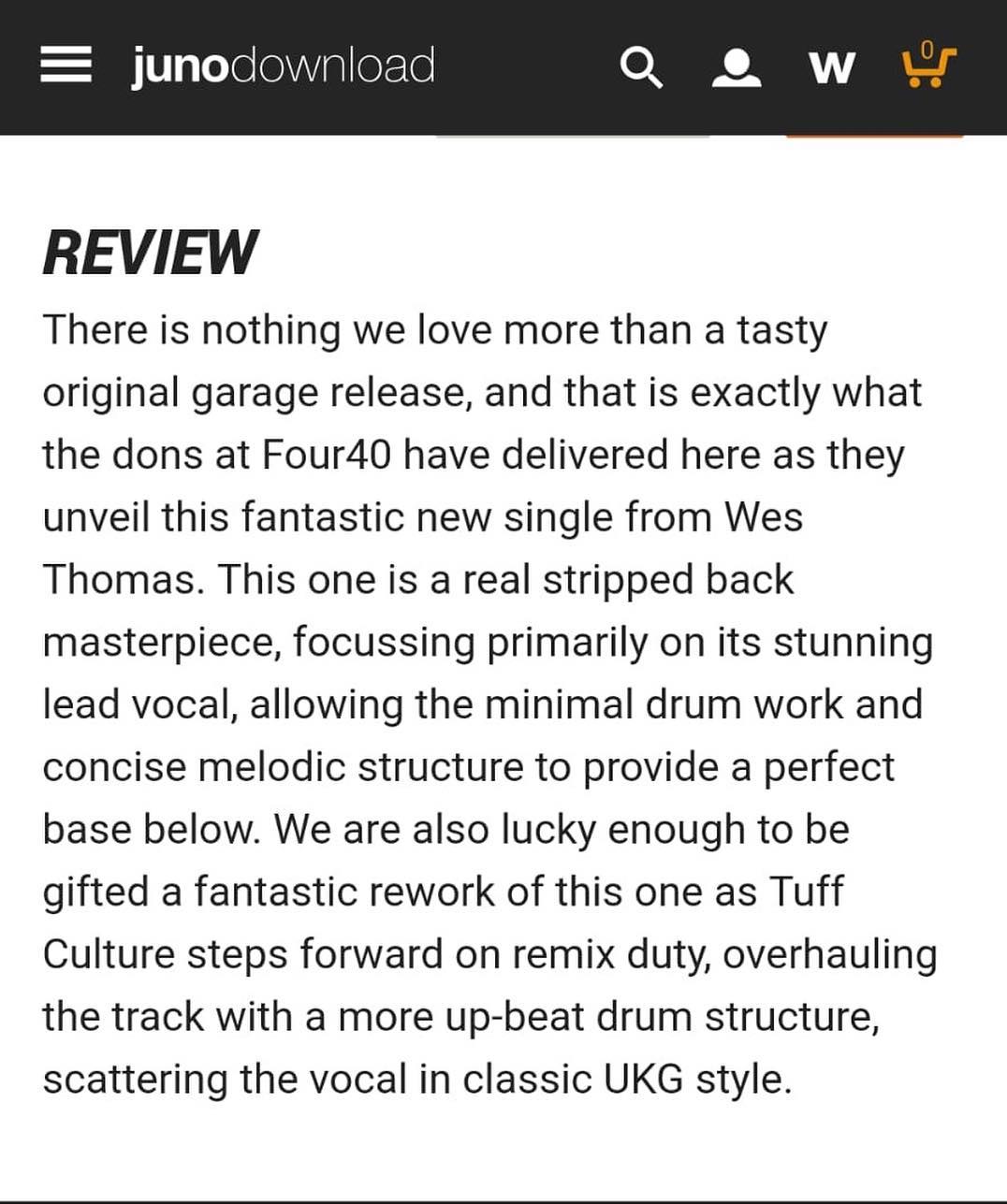 Thanks to Juno for the review and feature. Currently charting in both Juno and Beatport charts (link in bio)
#Believe #ukg #ukgarage #housemusic #eletronicmusic