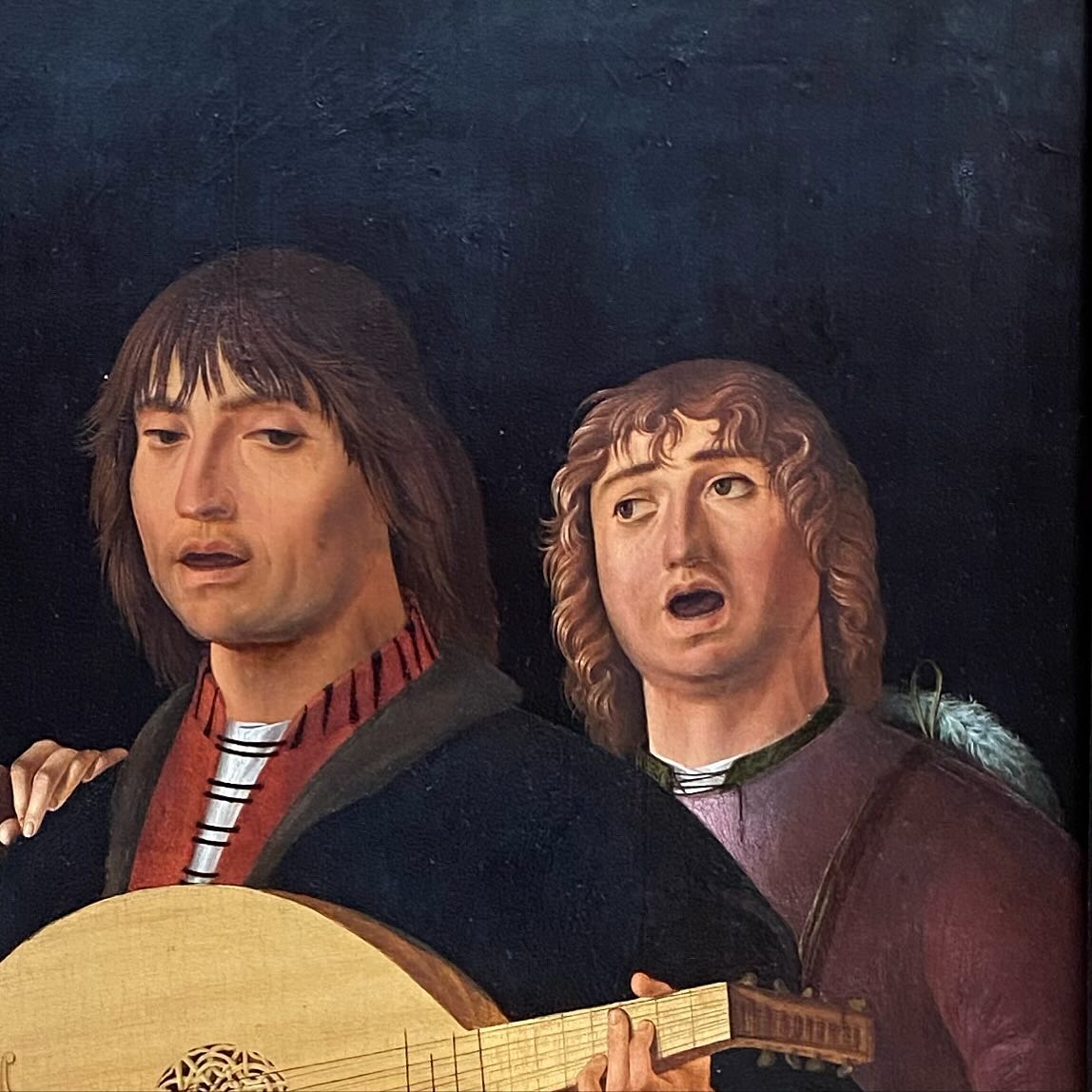 If you’re not from the UK and you’re struggling to remember who the “band” Oasis were, then here’s a photo of them when they first formed.
#nationalgallery #painting #oasis #music #history #oldschool #blurwerebetter