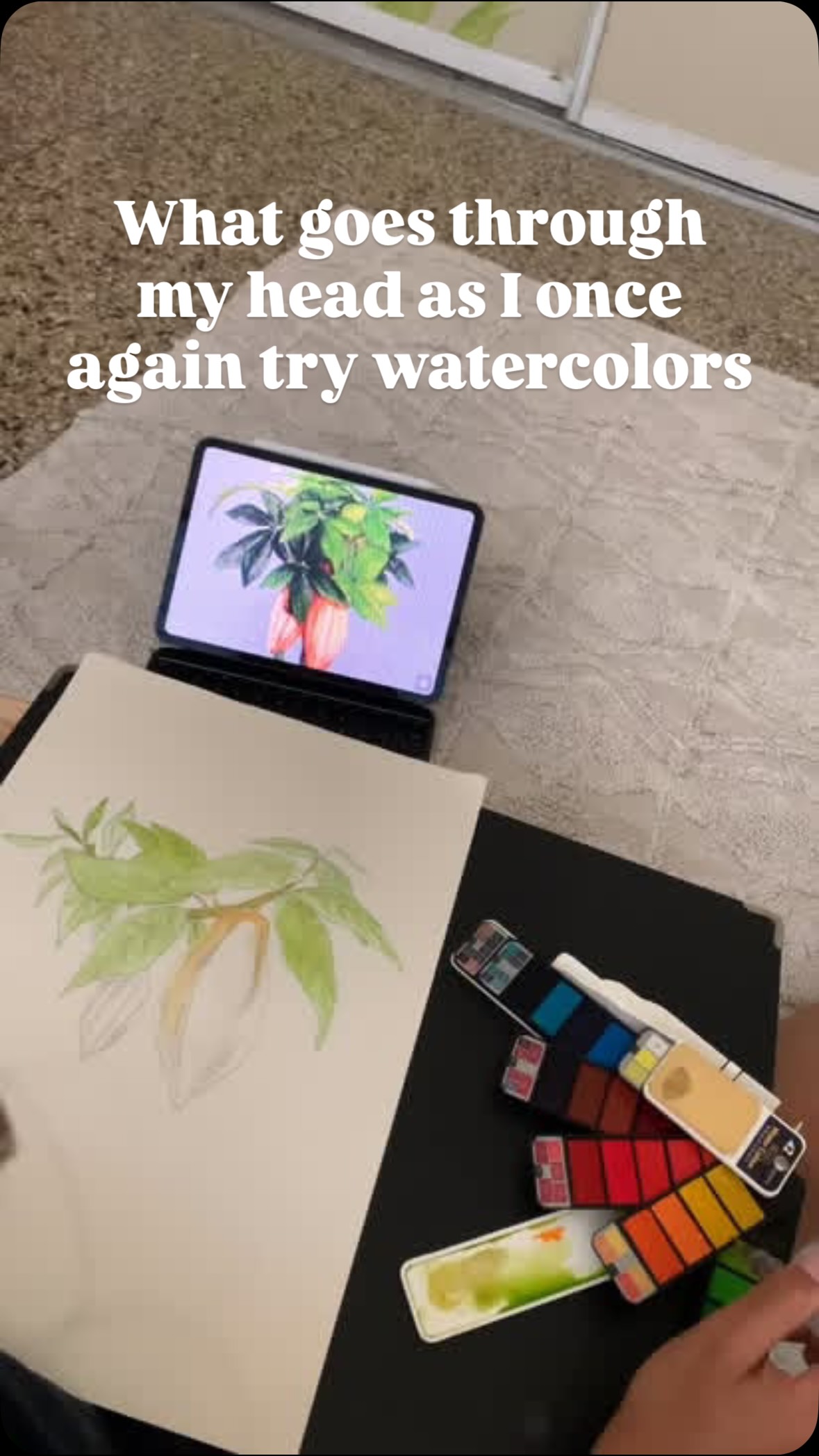 🚩🚩La relación tóxica más grande de mi vida es entre mi pincel y yo. 🚩🚩
El audio no miente: Es lo que pasa por mi mente cuando estoy pintando en acuarela, la ansiedad es real cada vez que empiezo un proyecto nuevo.
¿Quieres ver cómo quedó al final o prefieres ver otros dibujos donde sí tuve el control? ¡Síguenos para más caos creativo! 🇵🇷🖌️