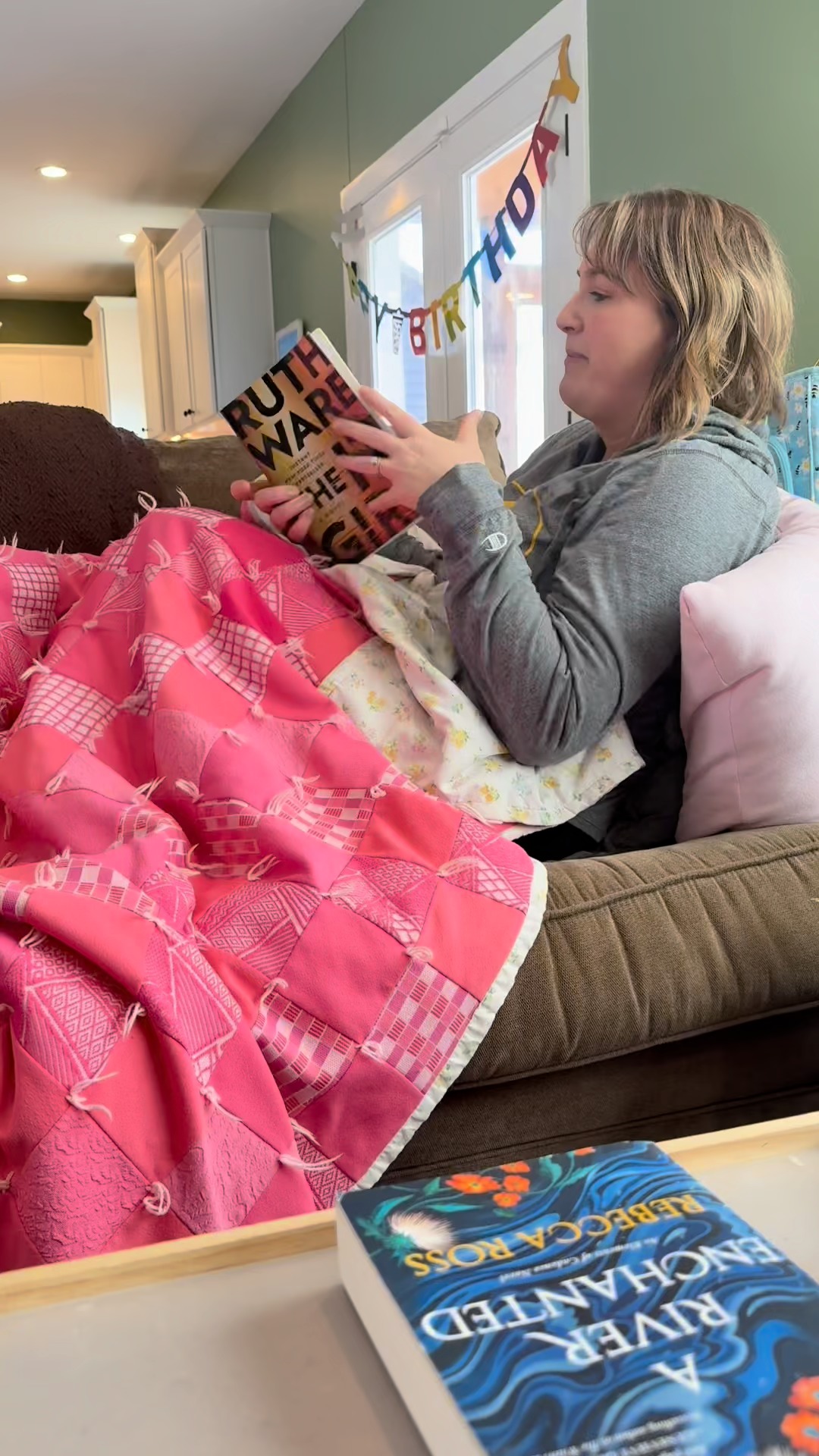 Sharing this outtake from a recent video in honor of my unexpected day home with a sick kiddo…again. Days like this are hard to keep the momentum going to this is my reminder to lean in to the cozy and try to leave the judgement at the door. #adhd #cozy #bernedoodle