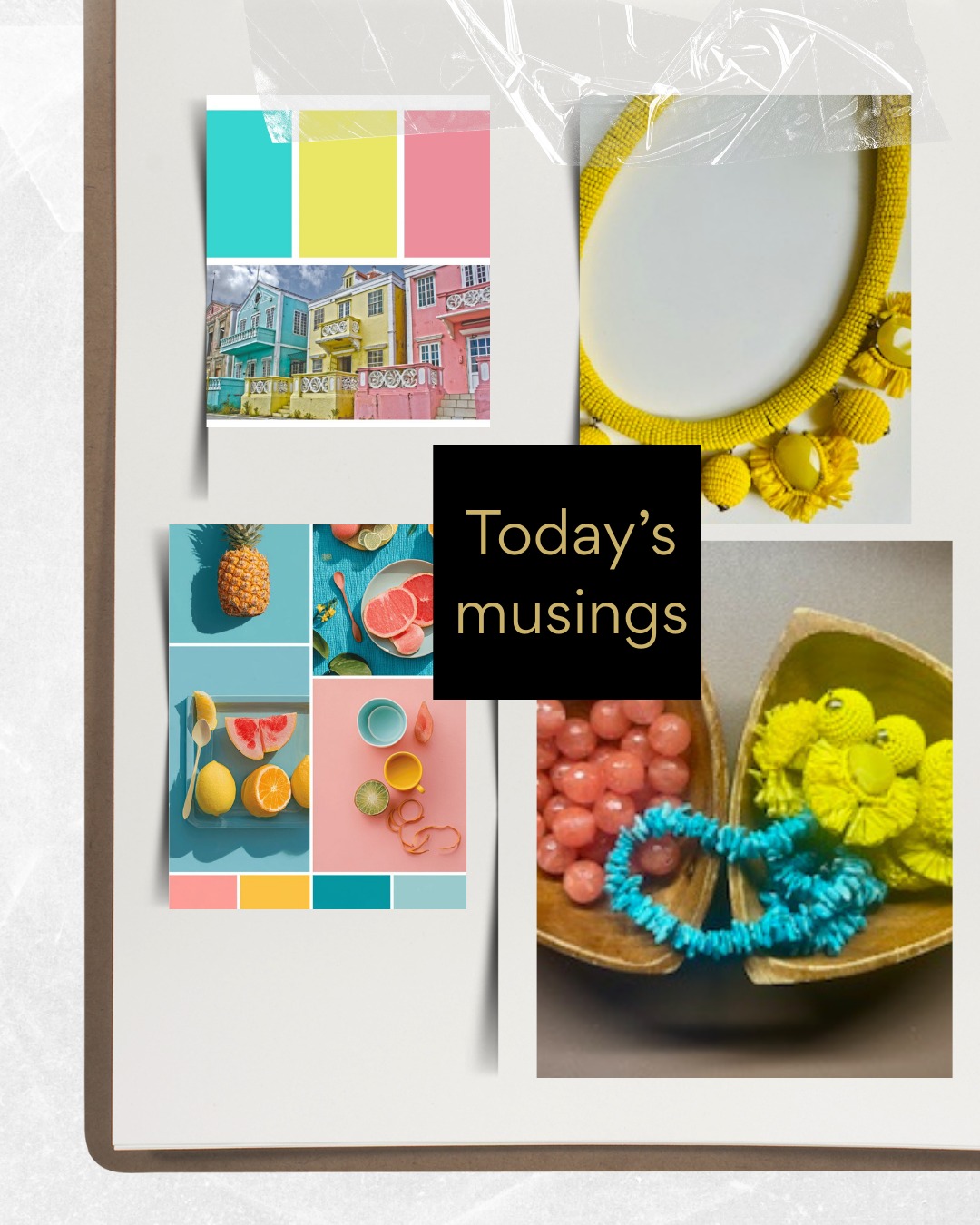 A bit of quiet time to myself before planning my week.
These watermelon faceted beads look like sweets. I love them.
I think these 3 colours go great together. The plan is to put together a necklace and pair of earrings.
Yellow beads:
from necklace purchased last week.
Turquoise necklace:
A charity shop find.
Watermelon necklace:
A car boot sale find.
#musings #project #reclaimed #jewellery #yellow #raffia #turquoise #watermelon #beads