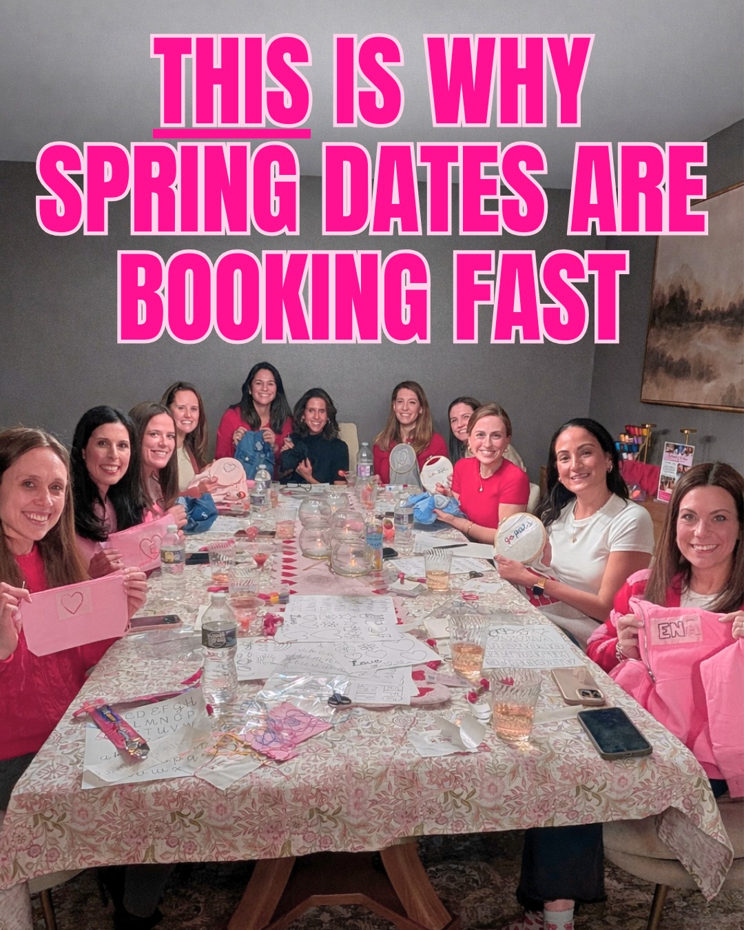 Weather must be warming up because I booked THREE private events today — one for March, April, and May 🙌
Seriously… if you’ve been thinking about hosting, don’t wait to lock in your date.
Perfect for:
• Moms’ Night Outs
• Corporate events + team building
• Wellness retreats
• Sisterhood gatherings
• Birthdays + Bat Mitzvahs
• Bridal showers
• Graduation parties
And honestly… the list goes on.
Have questions or want to check availability?
Email me at michelle@embroiderybabes.com
✨
#njevents #nycevents #teambuilding #momsnightout #embroidery