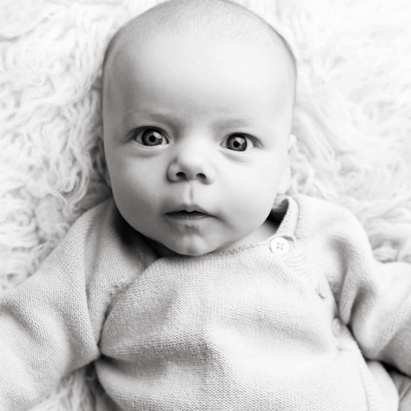 Disclaimer: Not all babies are this cute. 💙
I had the best time photographing James {~7 weeks old}. He had us constantly laughing at his expressions and occasional bouts of moodiness. He was perfect 💙