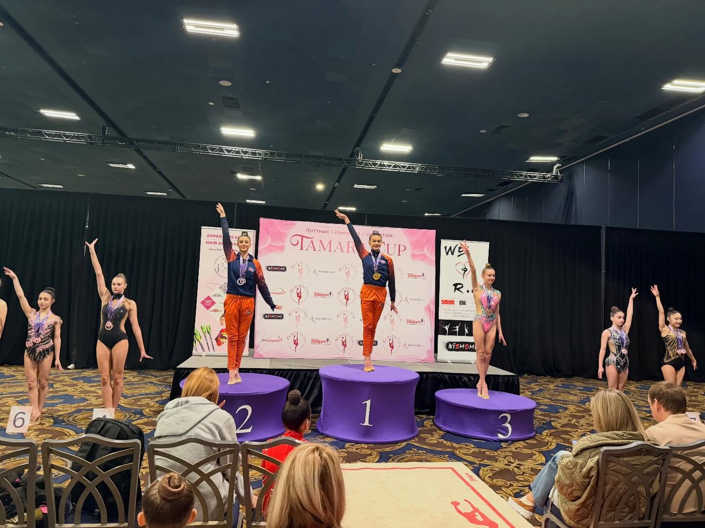 Tamara Cup 2026 by @tamarayerofeyeva
✨ Congratulations to our 2010 Seniors, Anja & Maria! ✨
Huge shout-out to Anja 🏆
🥇 AA Champion 2010
🥇 1st Hoop
🥇 1st Ball
🥉 3rd Clubs
🥈 2nd Ribbon
And congratulations to Maria 💫
🥈 2nd Ball
⭐️4th AA
🎁 Special Award – Gift Certificate
So proud of you both! 💖 Keep working hard, trusting the process, and shining on the floor.
👏👏👏