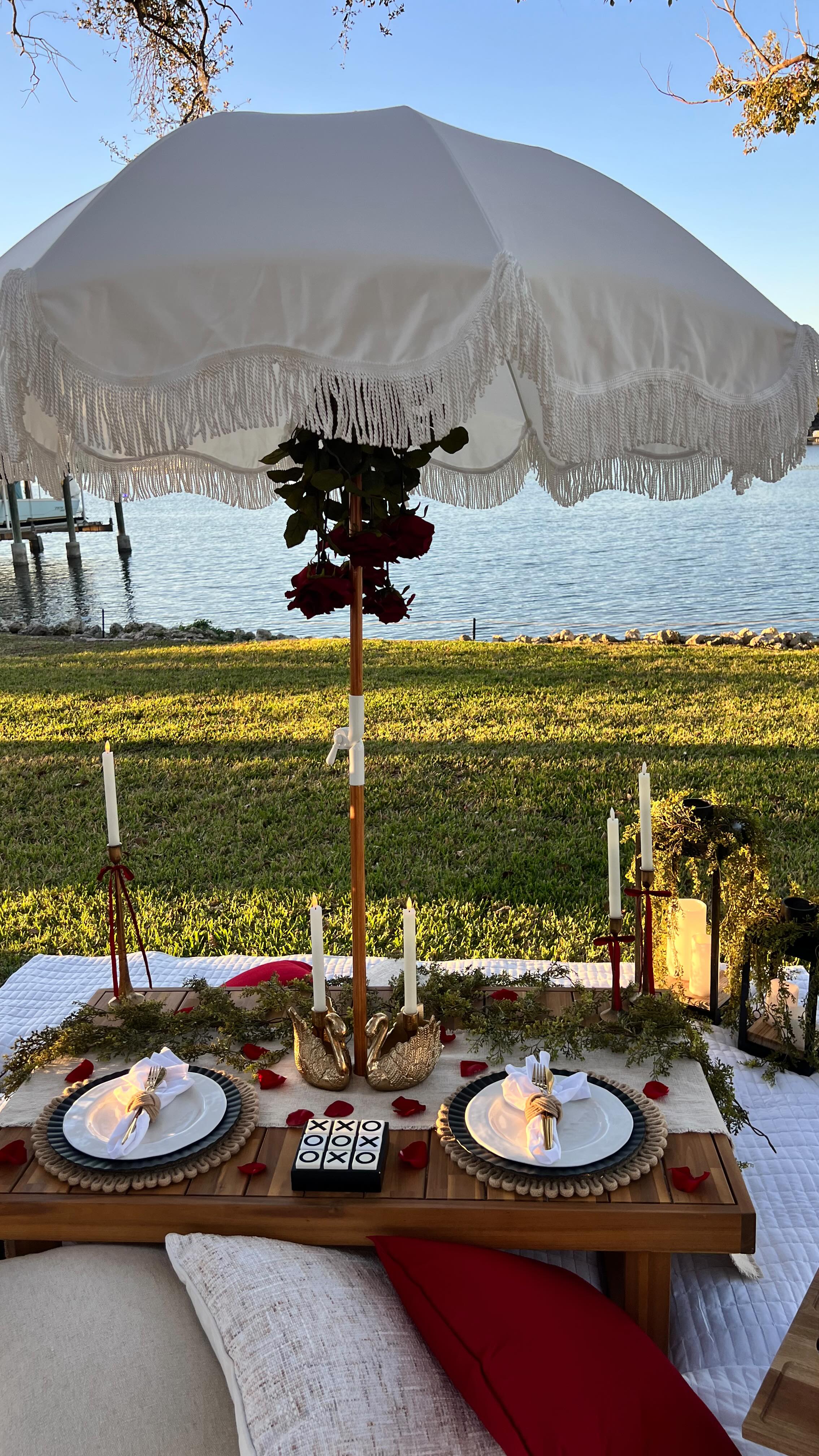Beautiful backyard picnic setup with a view🌹 Now booking in the Tampa Bay FL area.
.
.
.
.
.
#tampabusiness #picnicinspo #backyardpicnic #picnicdate valentines